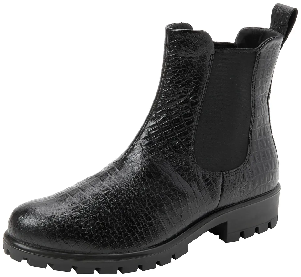 ECCO Modtray bottes femme cuir effet croco 35 EU