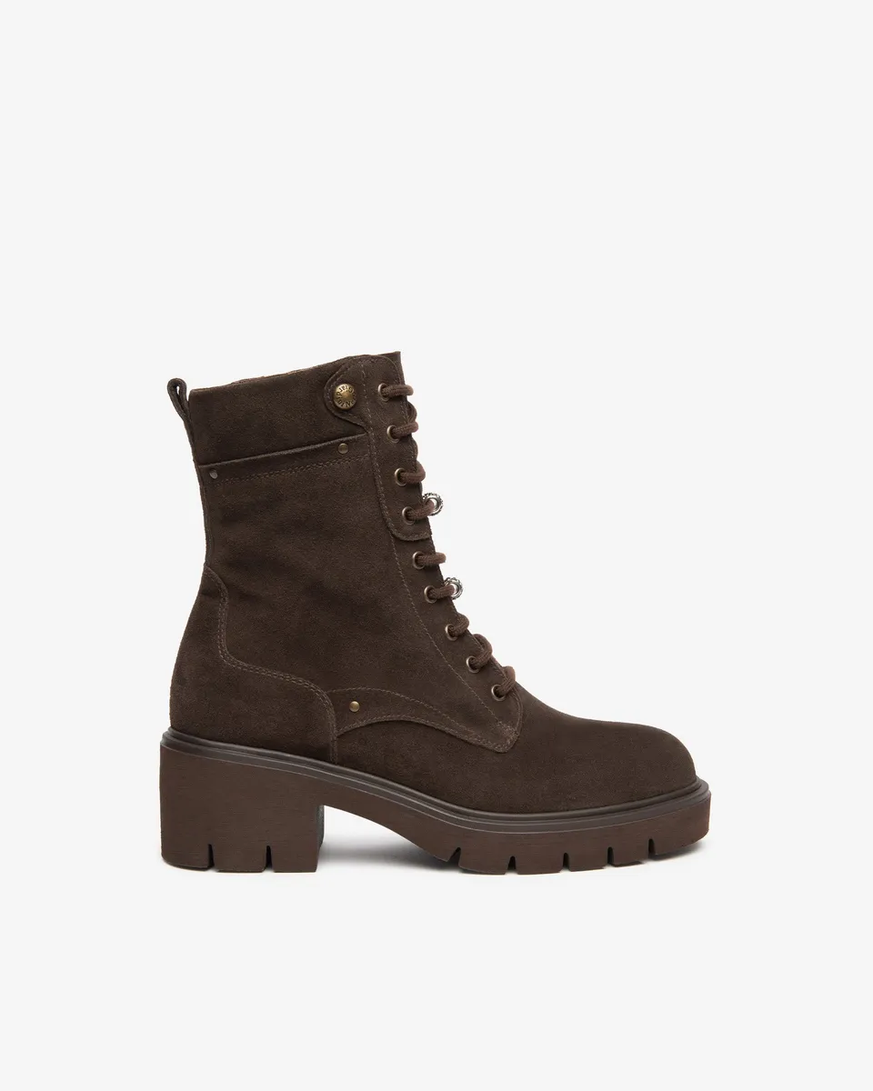 NeroGiardini Bottines Motardes Daim Femme 60 mm