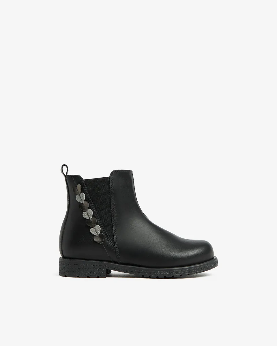 Nerogiardini Bottines Junior Fille Cuir Automne Hiver
