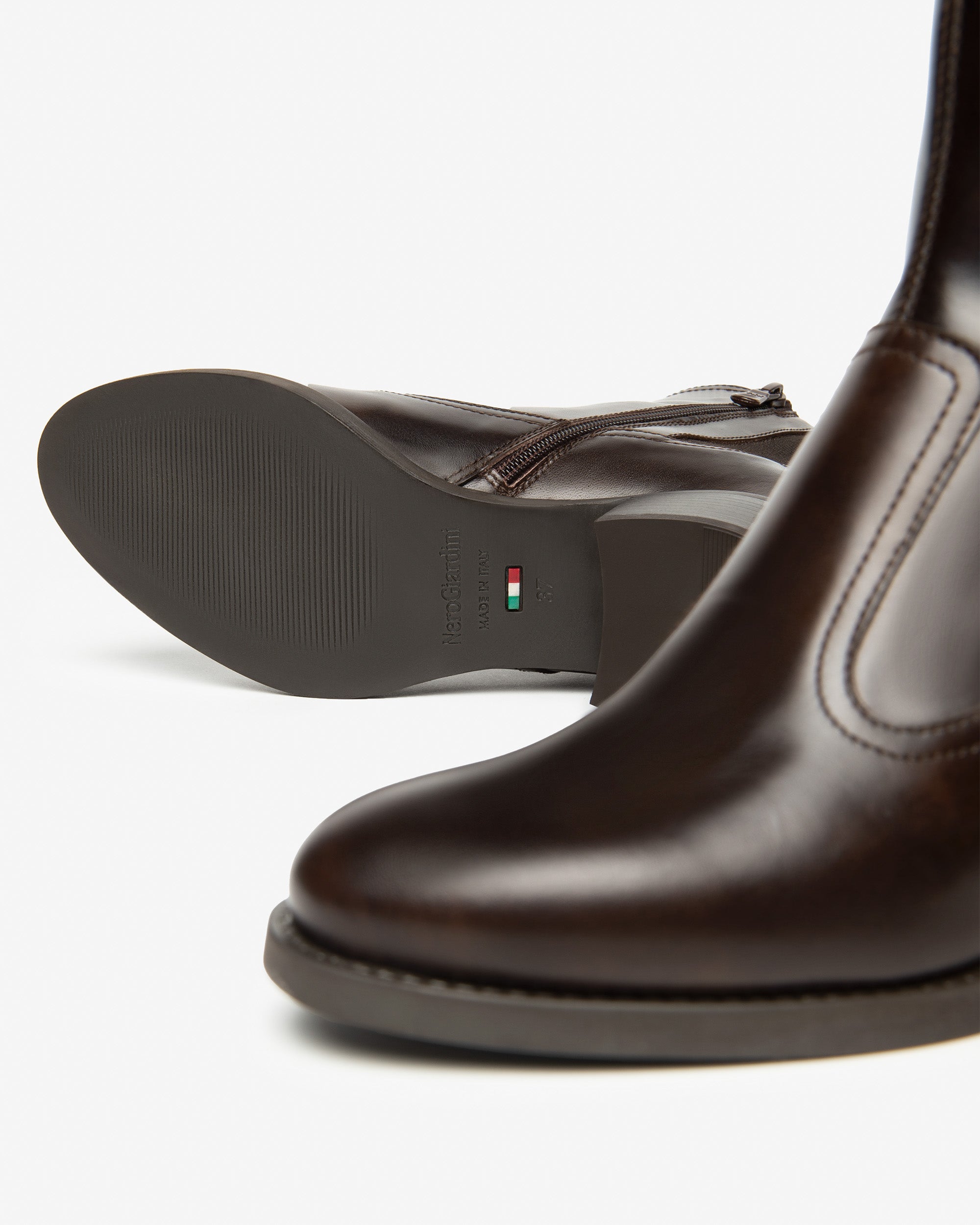 Nerogiardini Bottines Femme Cuir Talon 40 mm