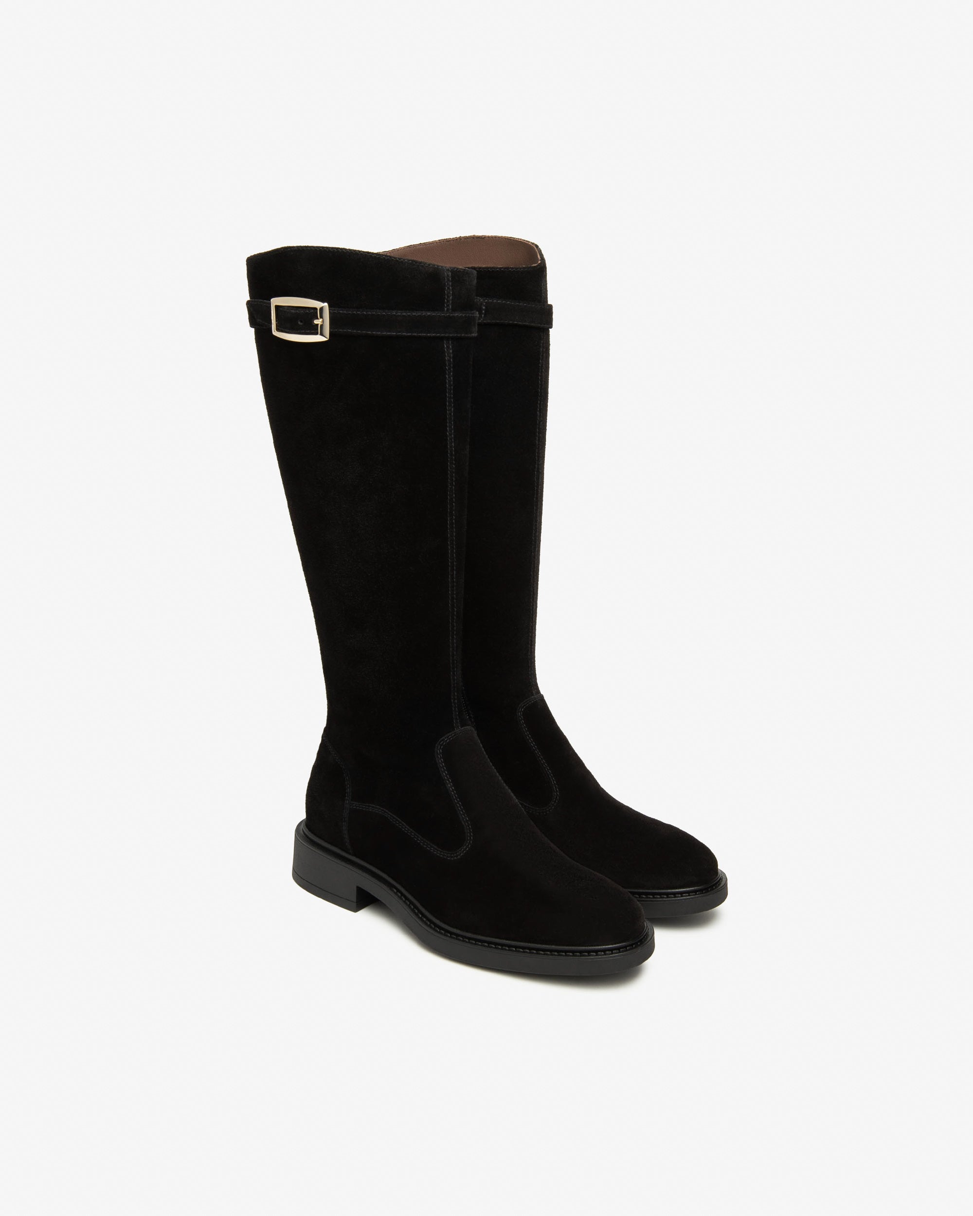 NeroGiardini Bottes Femme Cuir Velours Hiver
