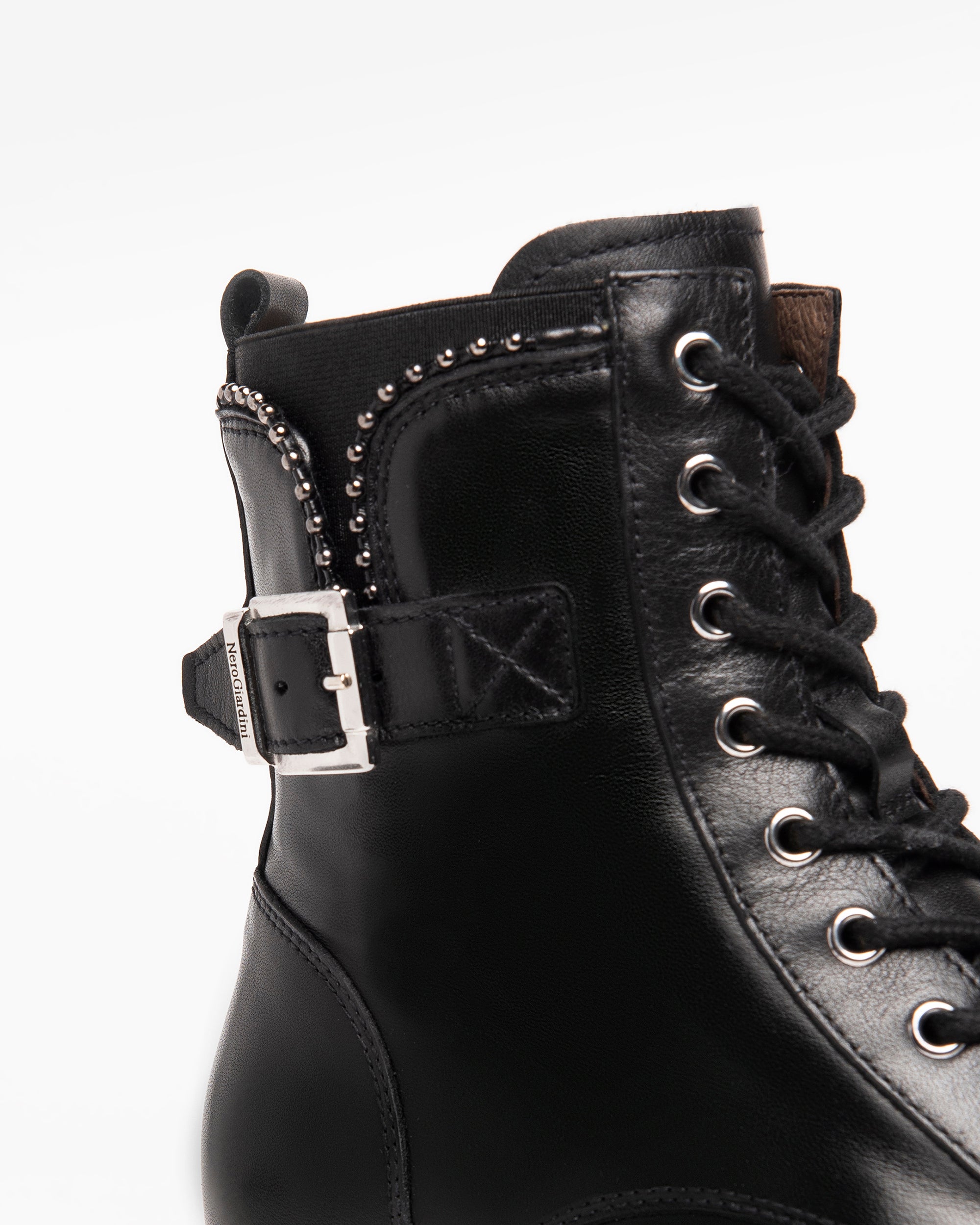 Nerogiardini Bottines cuir femme 38 style combat