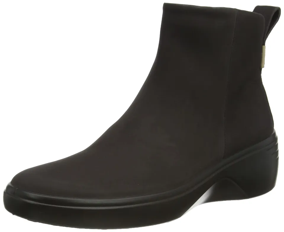 ECCO Soft 7 Bottines Compensées Femme Cuir