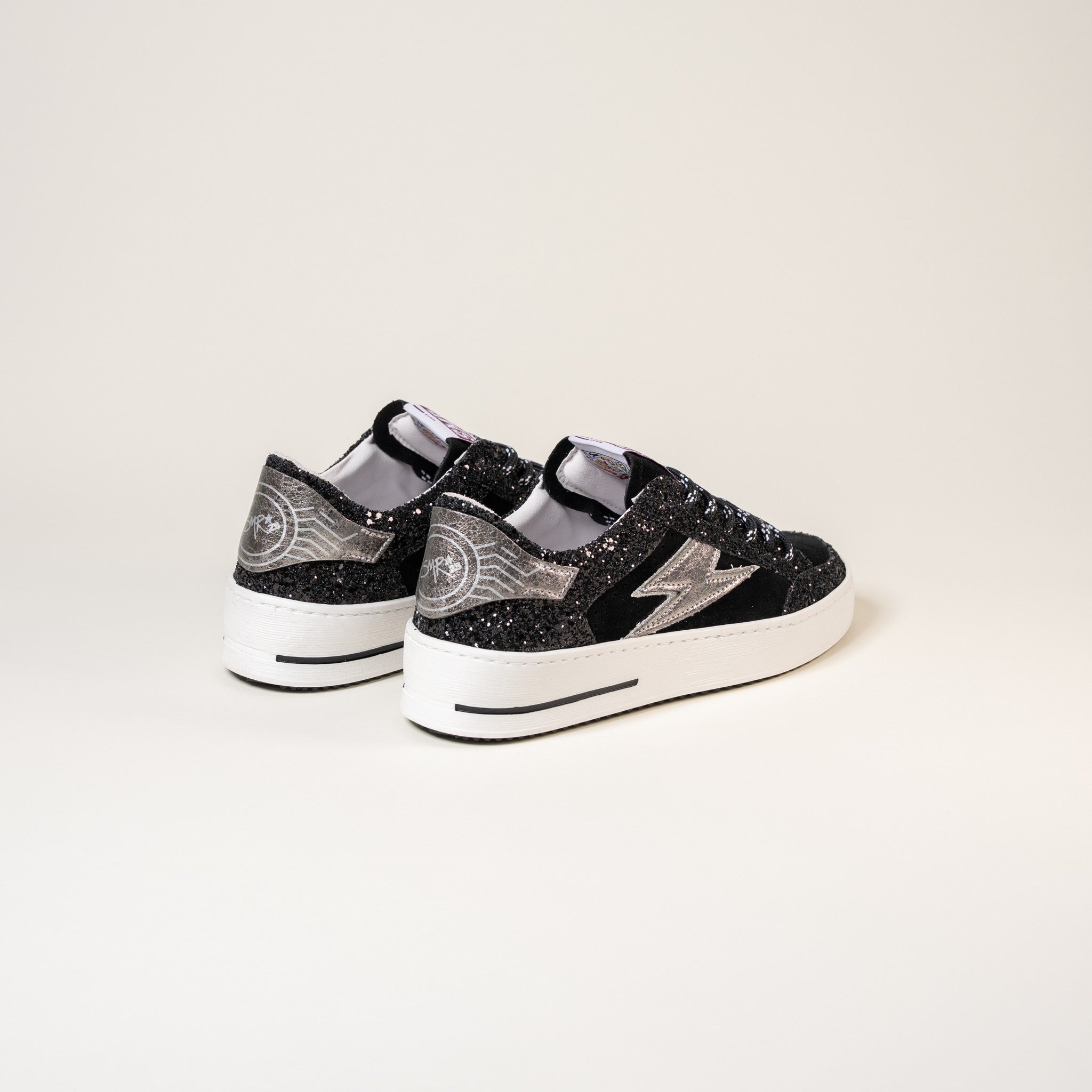 Semerdjian Noubar E476 baskets noir anthracite cuir