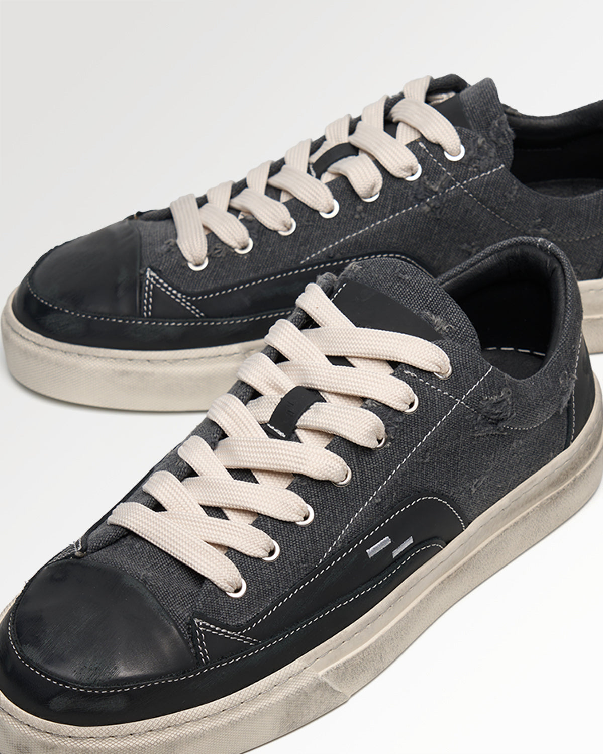 Filling Pieces Riviera Patina sneaker noir coton