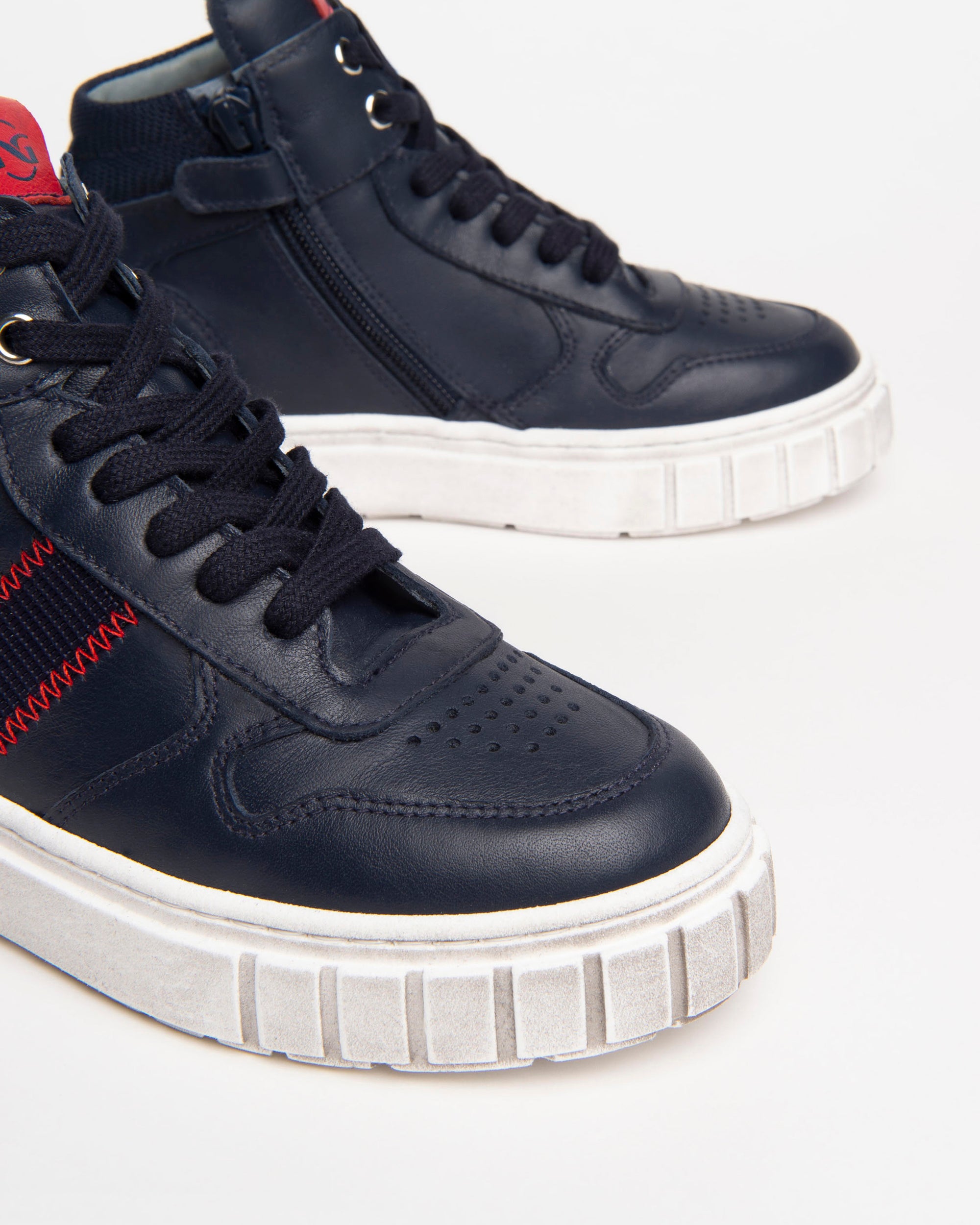 Nerogiardini Sneakers sneakers cuir garçon montante zip