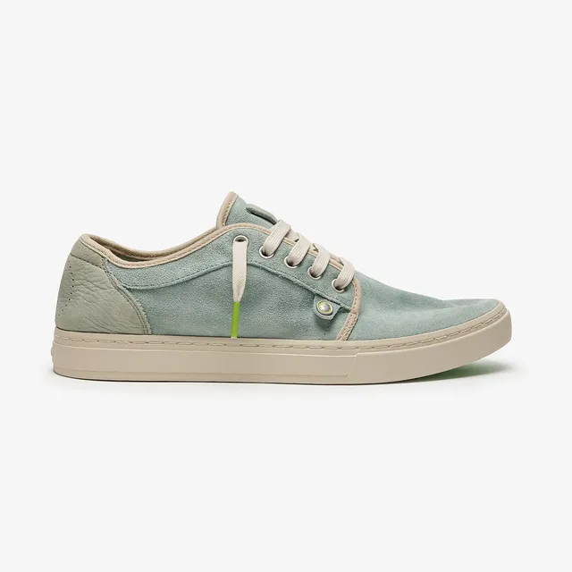 Satorisan Heisei Suede sneakers Milky Jade cuir suède