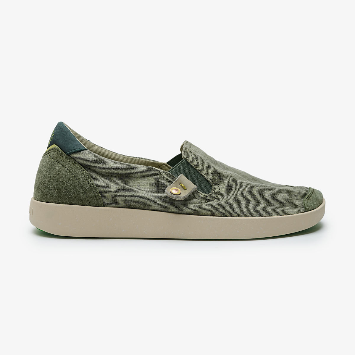 Satorisan Kung Fu Cotton Vintage slip-on Khaki toile