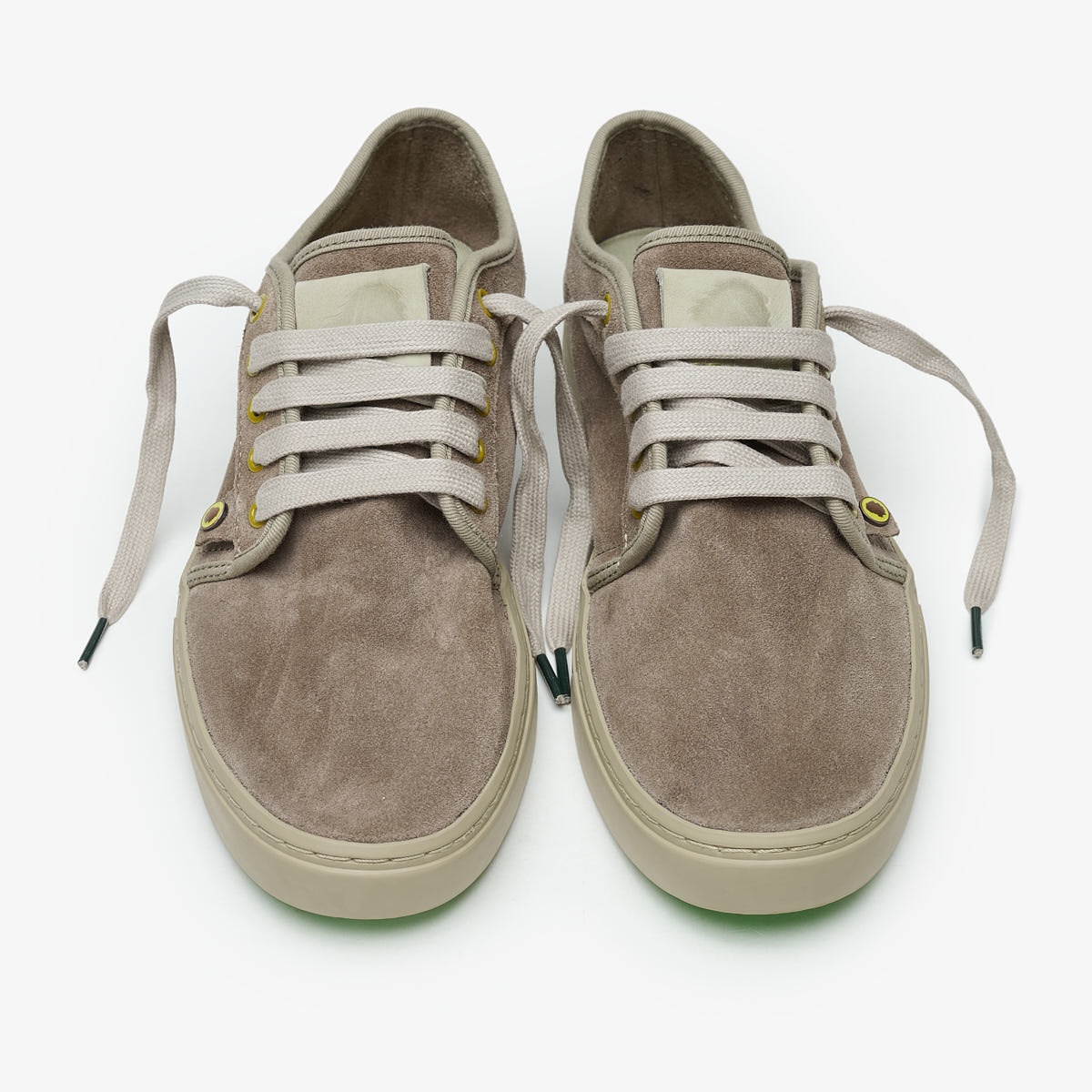Satorisan Heisei Suede baskets Driftwood Brown cuir