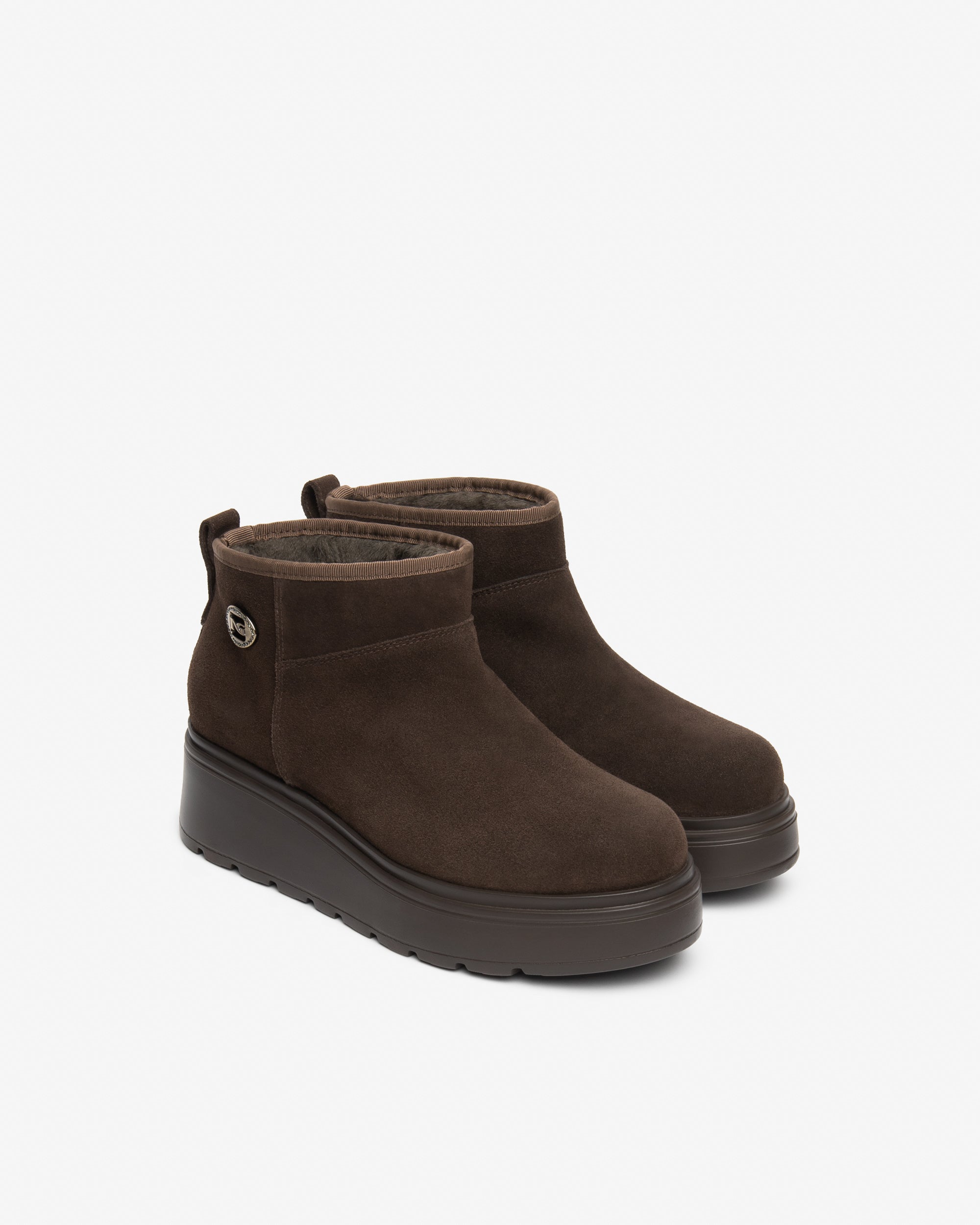 NeroGiardini Bottines Femme Velours 38 Plateforme 55mm