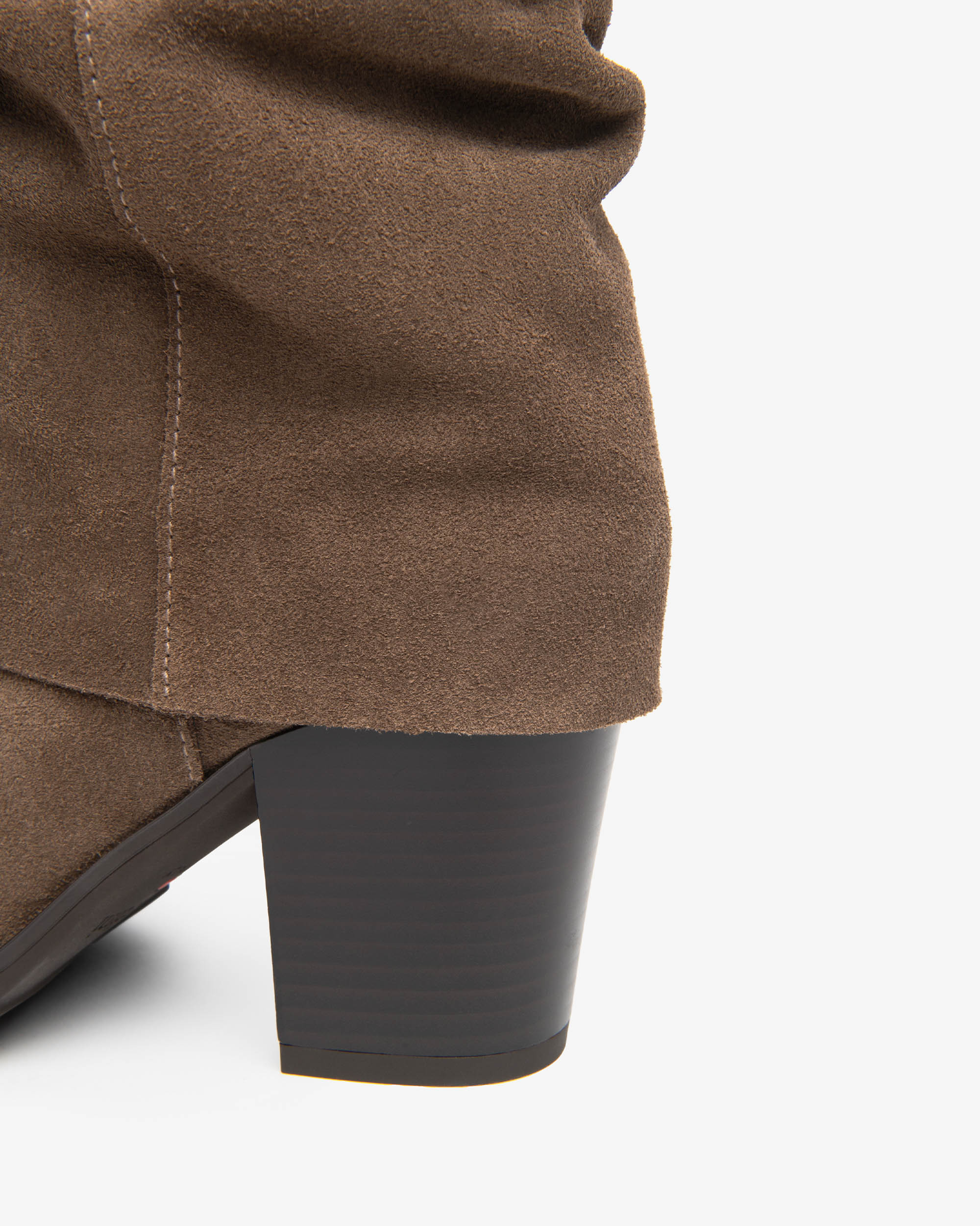 NeroGiardini Bottes bottes femme daim western talon 8cm