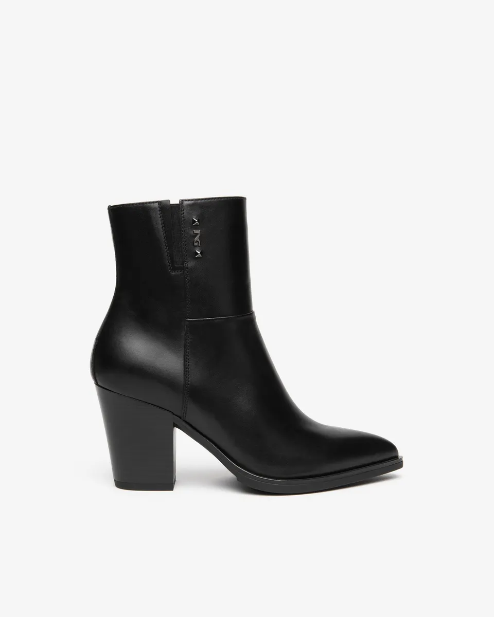 NeroGiardini Bottines Femme Cuir Bottine Talon 80 mm