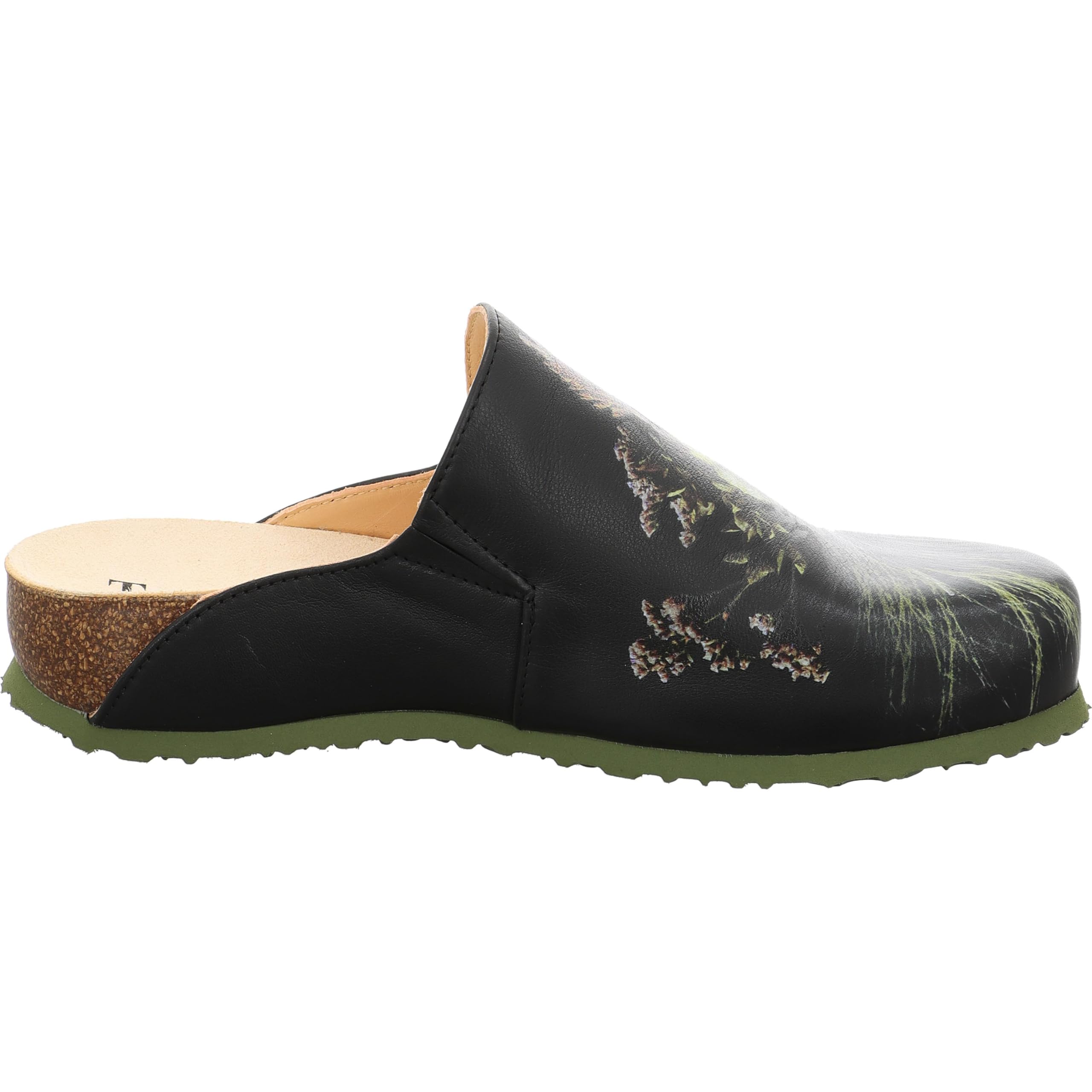 Think Julia mules femme noir cuir liège