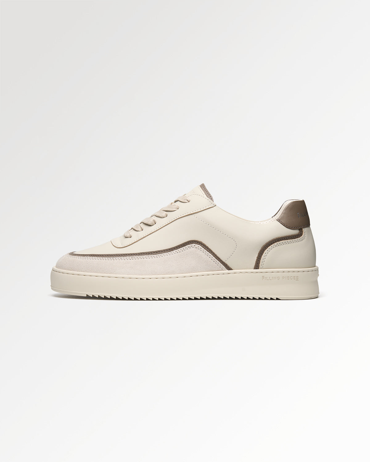 Filling Pieces Mondo Stack Nappa Off White sneaker écru