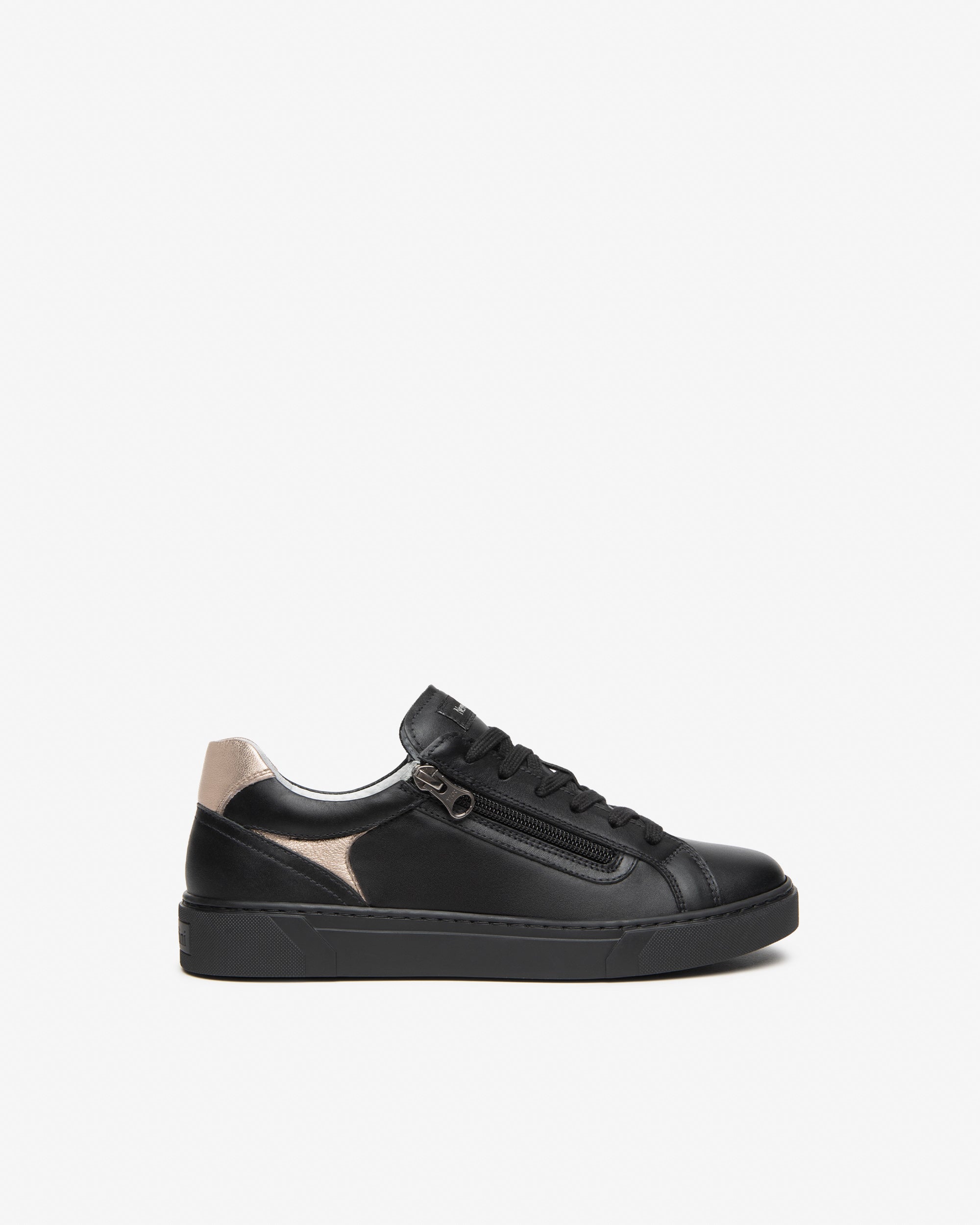 NeroGiardini Sneakers Femme Cuir Zip Latéral