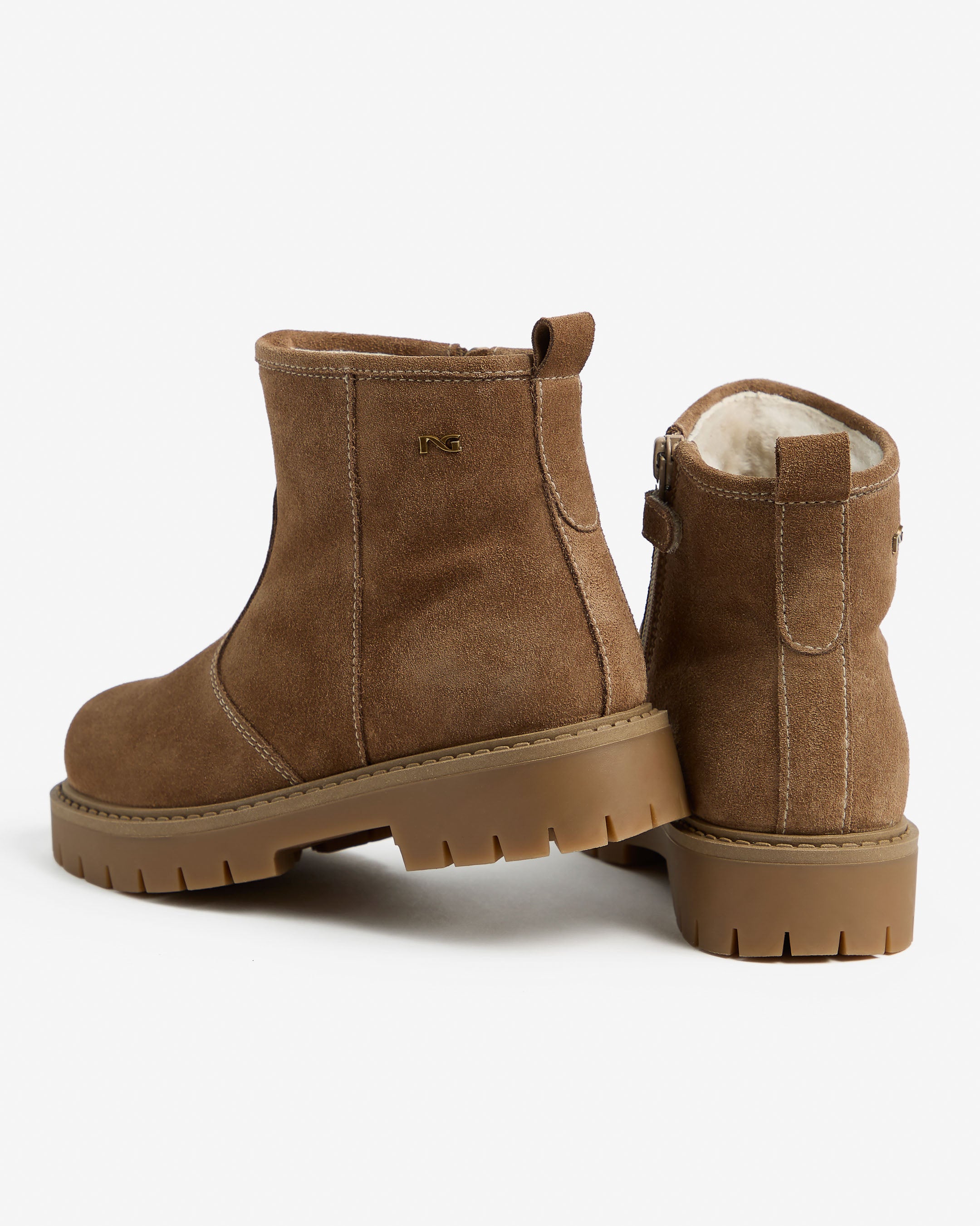 NeroGiardini Bottines Teen Fille Cuir Velours 31-39