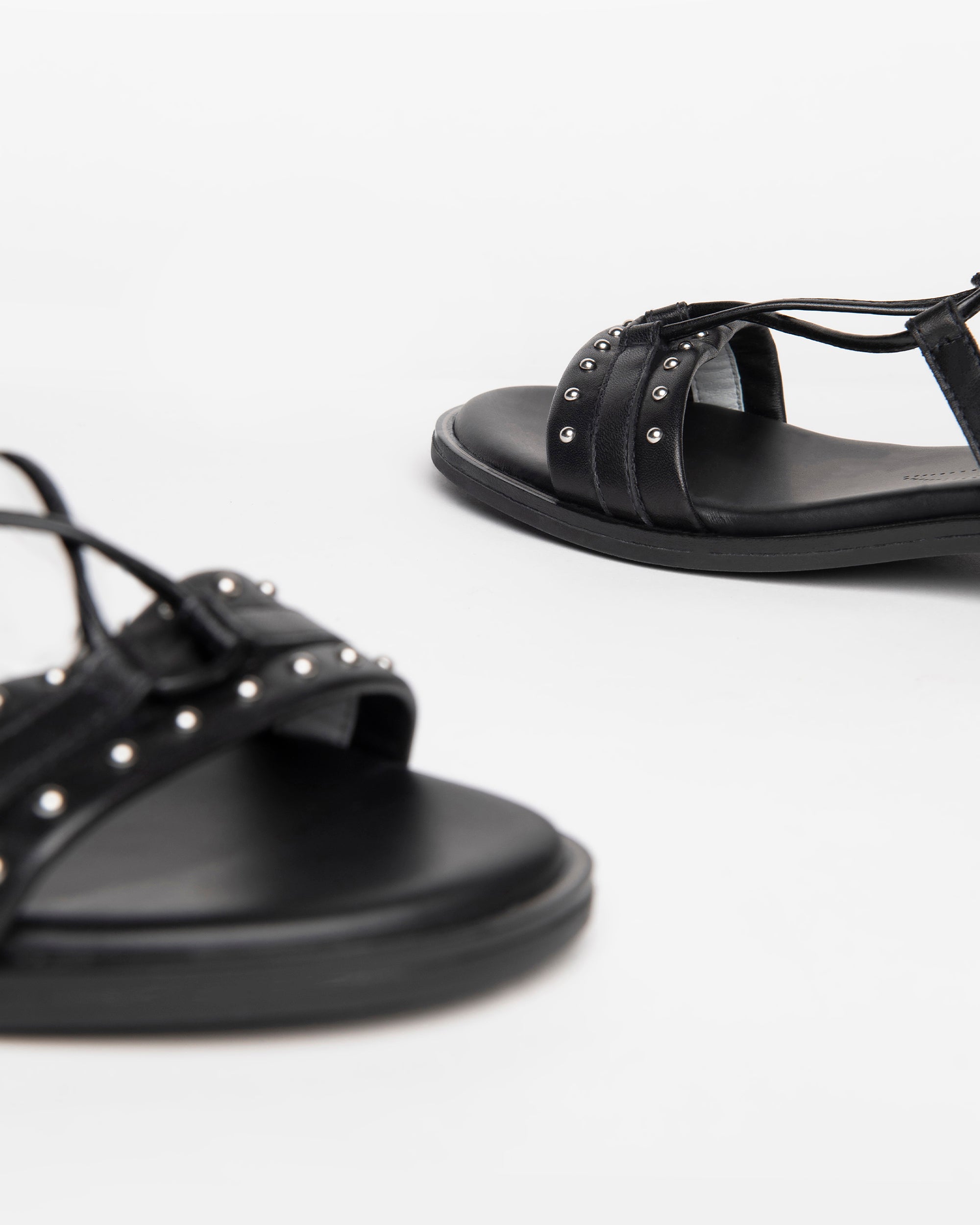NeroGiardini Sandales Femme Spartiates Cuir Talon