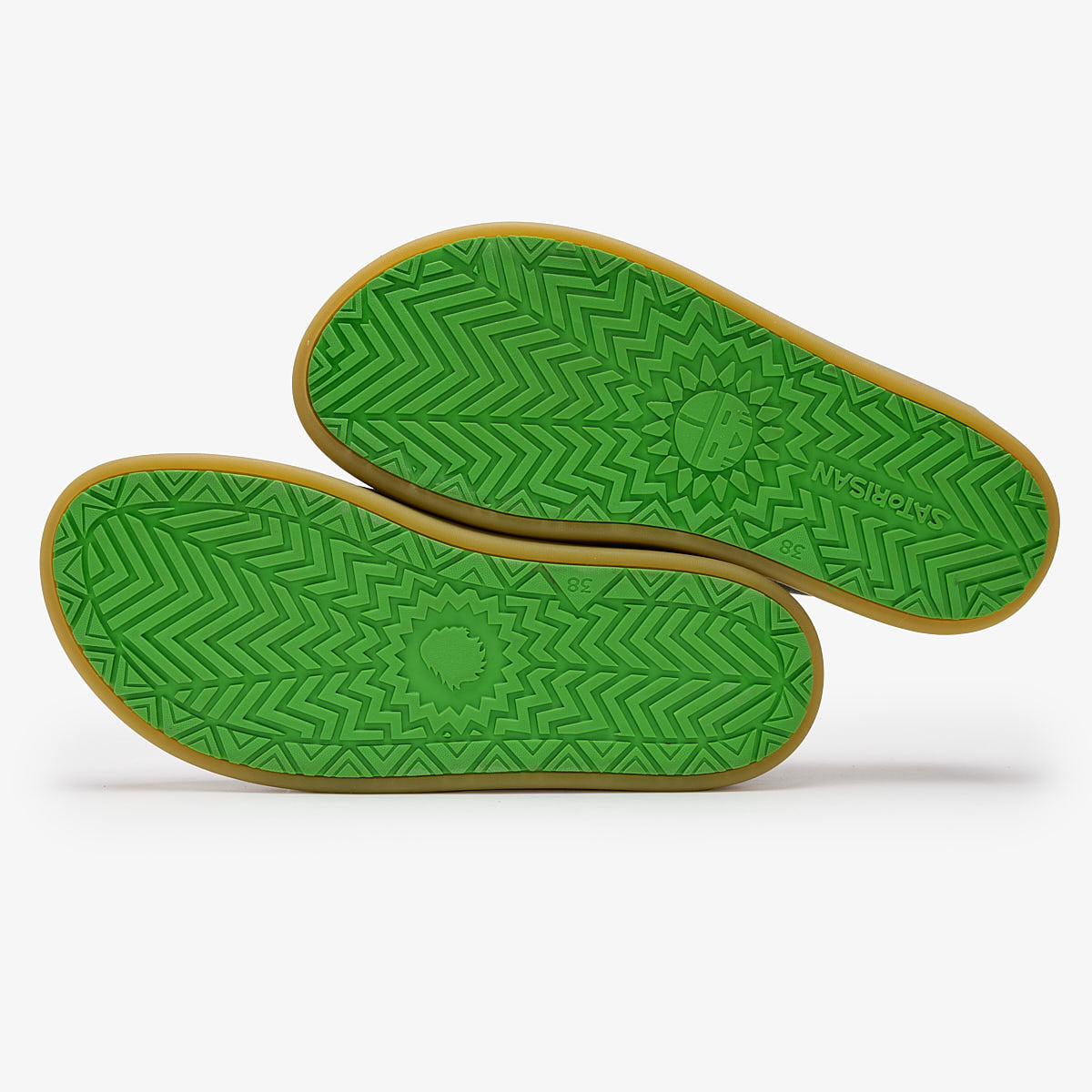 Satorisan Kwahu Winter Suede mocassins Rush Green chaud