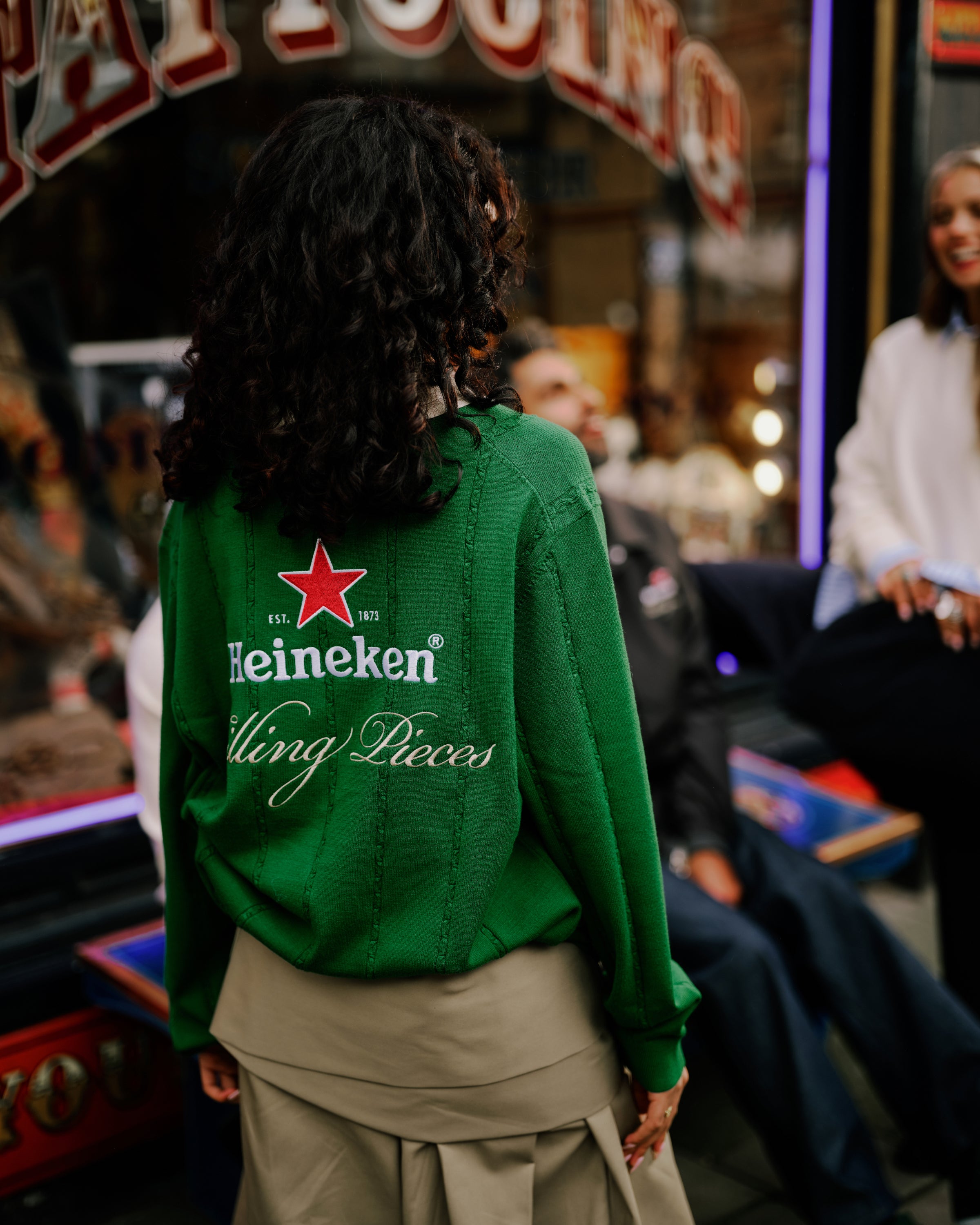 Filling Pieces Knit Jersey Heineken Green maillot vert