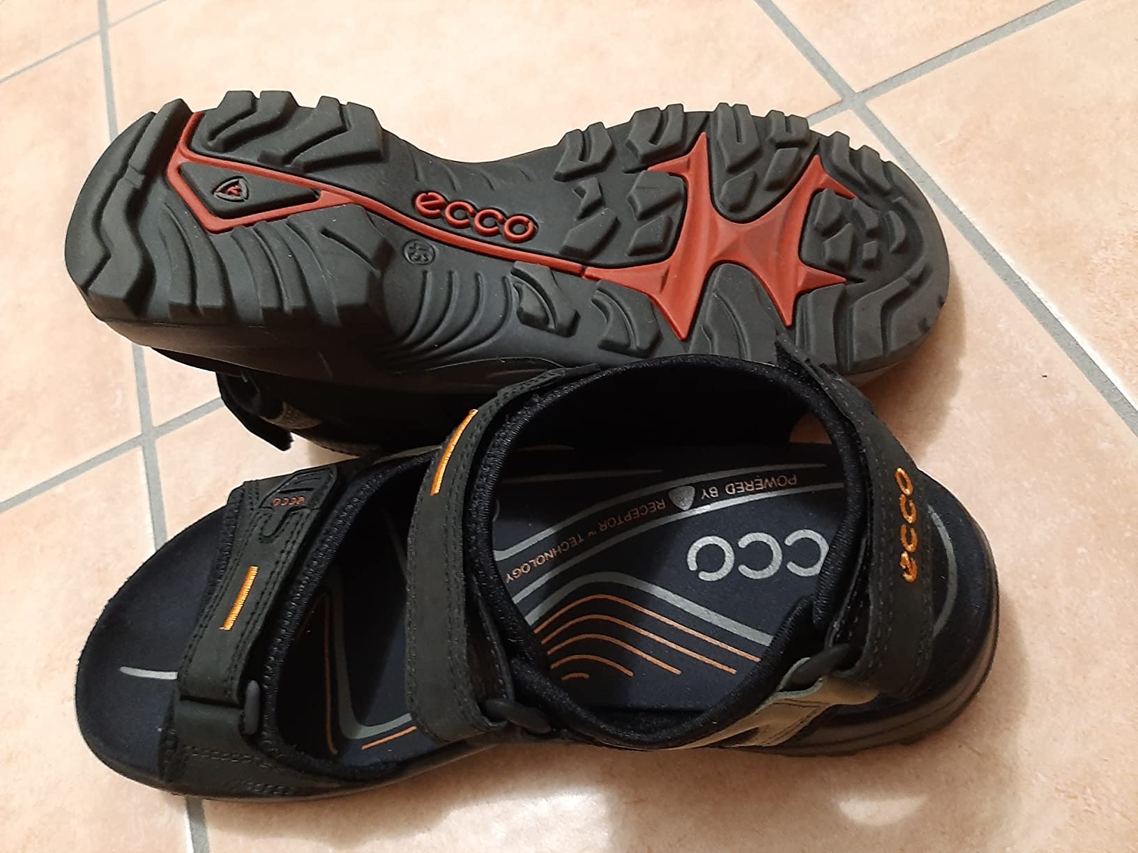 Ecco Offroad Yucatan Sandale Homme Noir 44 EU Cuir