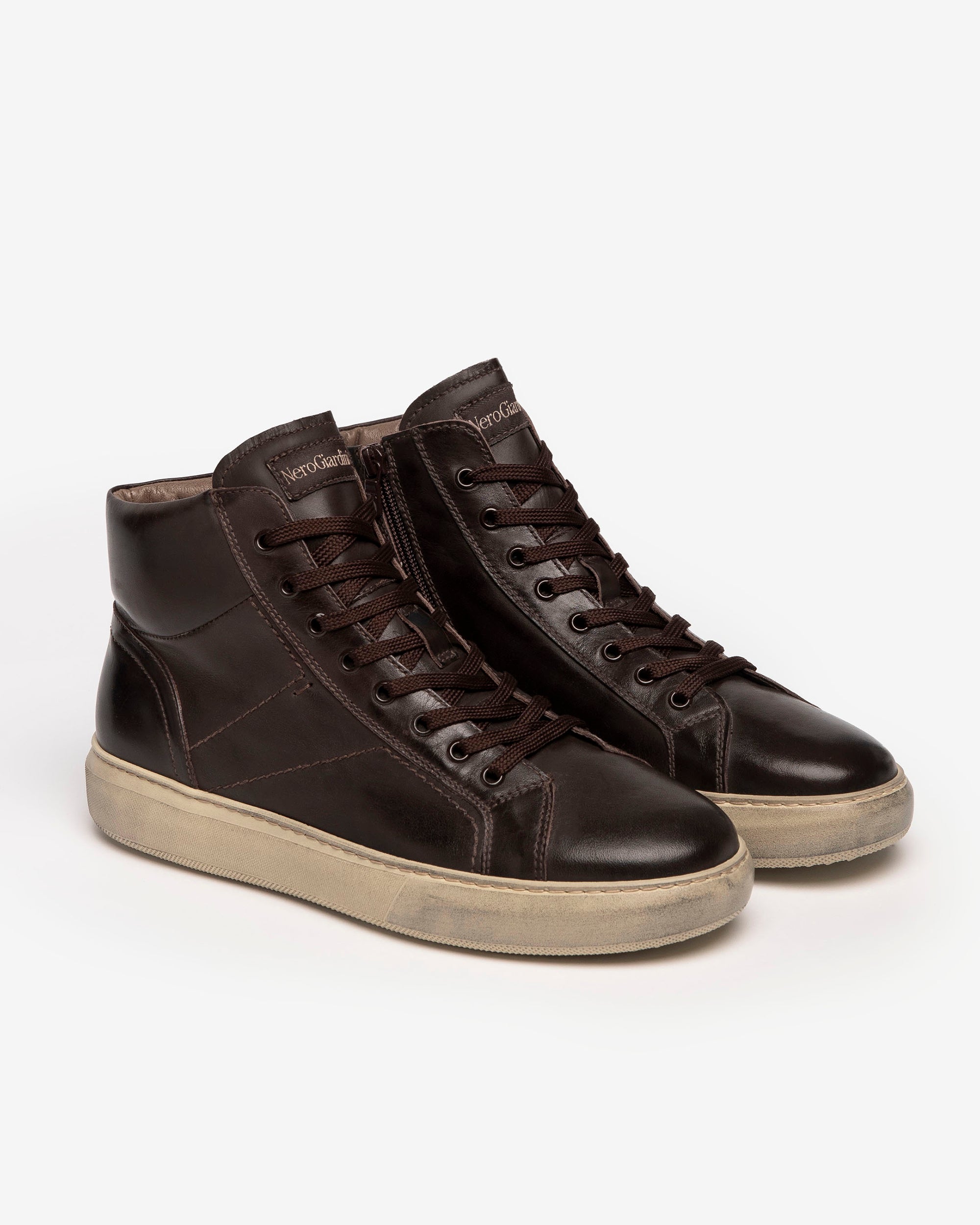 Nerogiardini Sneakers Montantes Homme Cuir Baskets