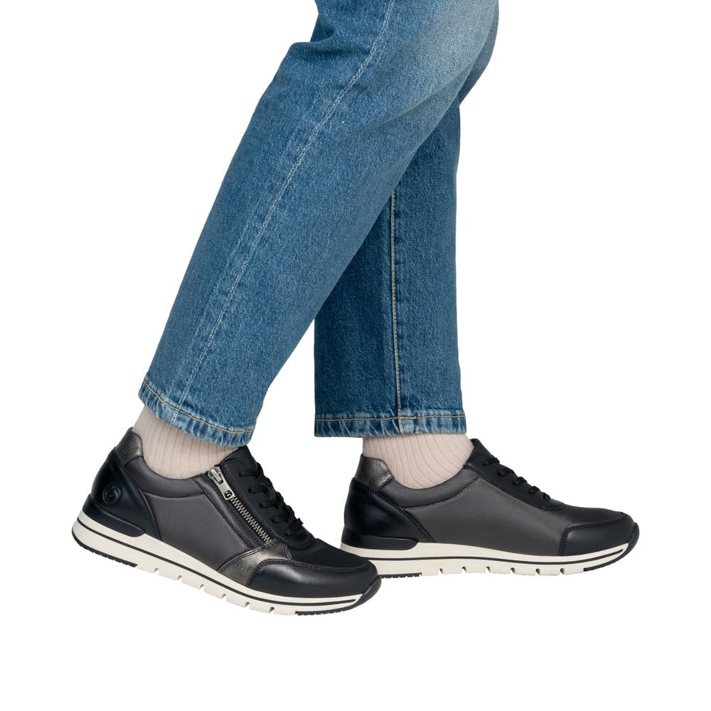 Remonte R6700 Baskets Basses Femme Noir 39 EU Stretch