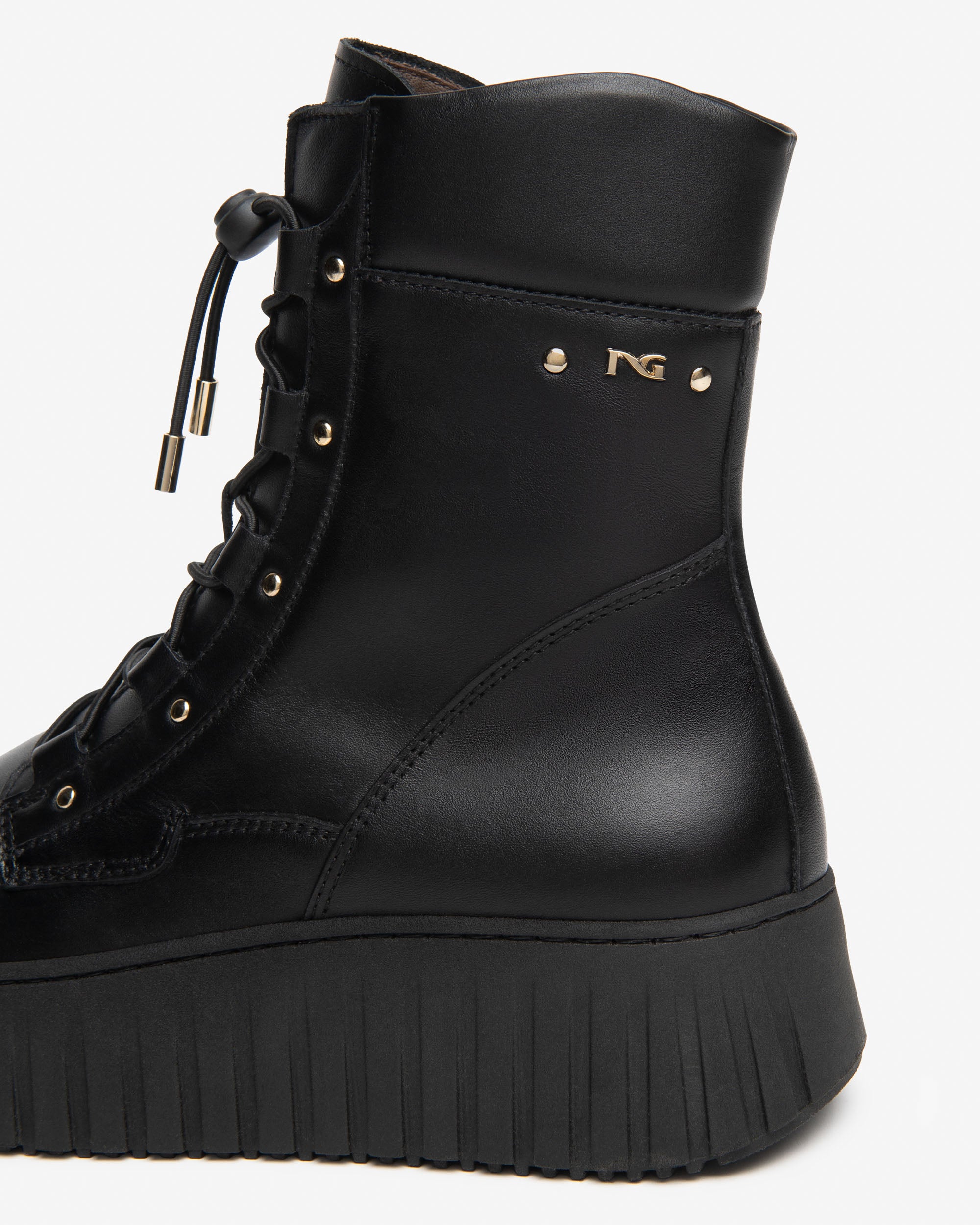 NeroGiardini Bottines Femme Cuir Plateforme 55mm