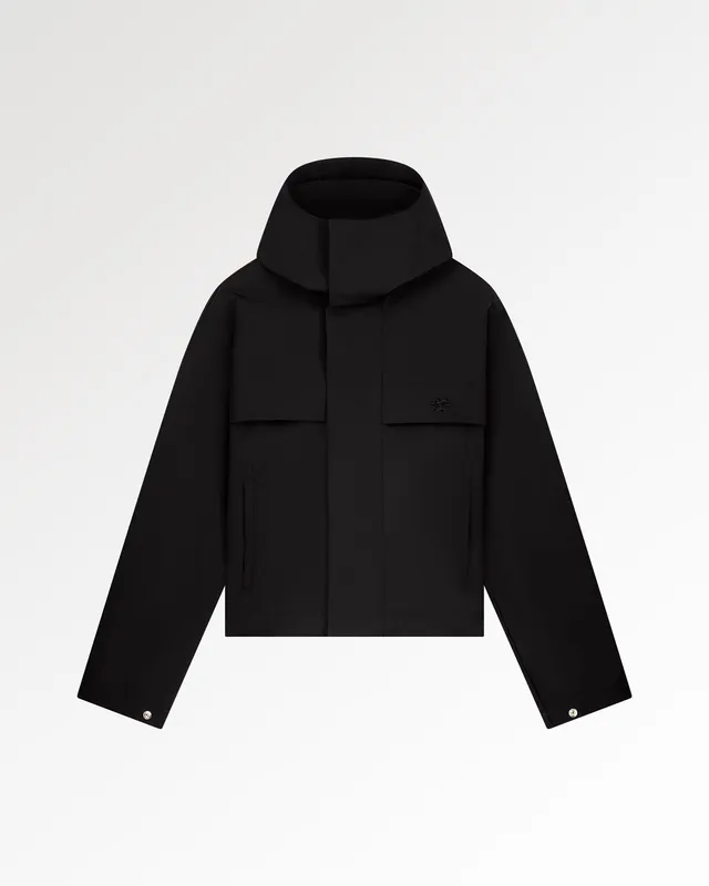Filling Pieces Light Jacket Cropped Black veste nylon