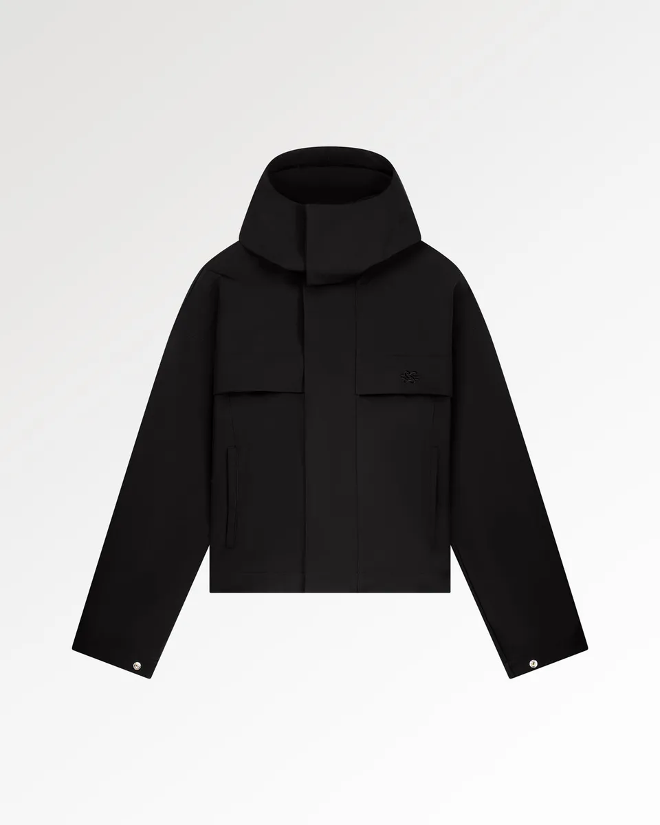Filling Pieces Light Jacket Cropped Black veste nylon