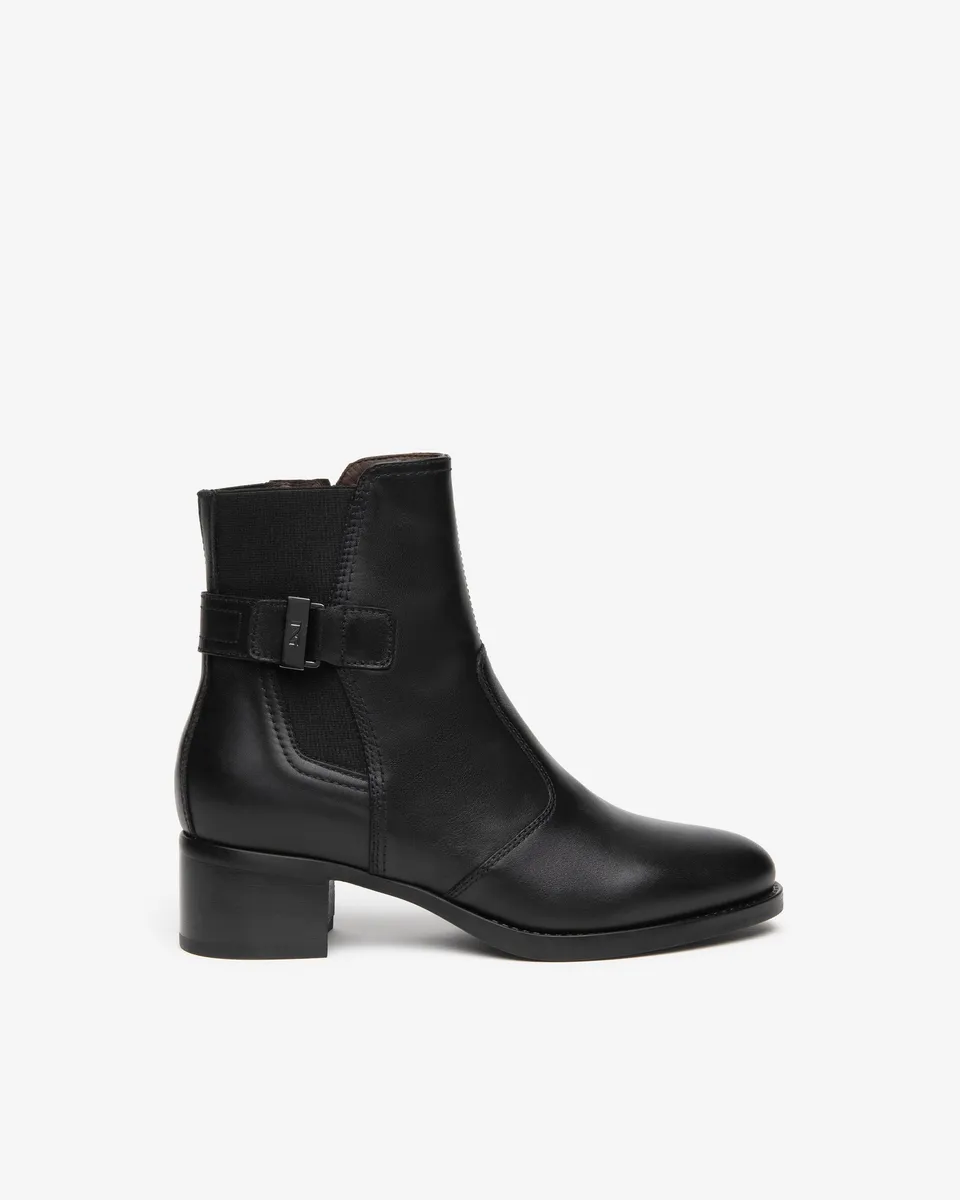 NeroGiardini Bottines Femme cuir tissu talon 40 mm