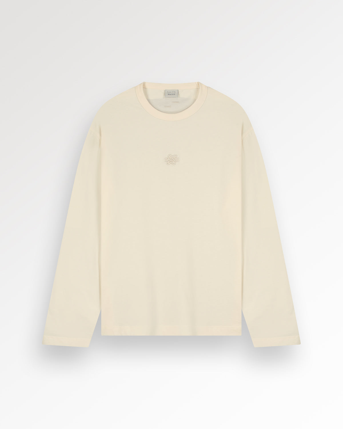 Filling Pieces Longsleeve Boxy t-shirt blanc antique homme