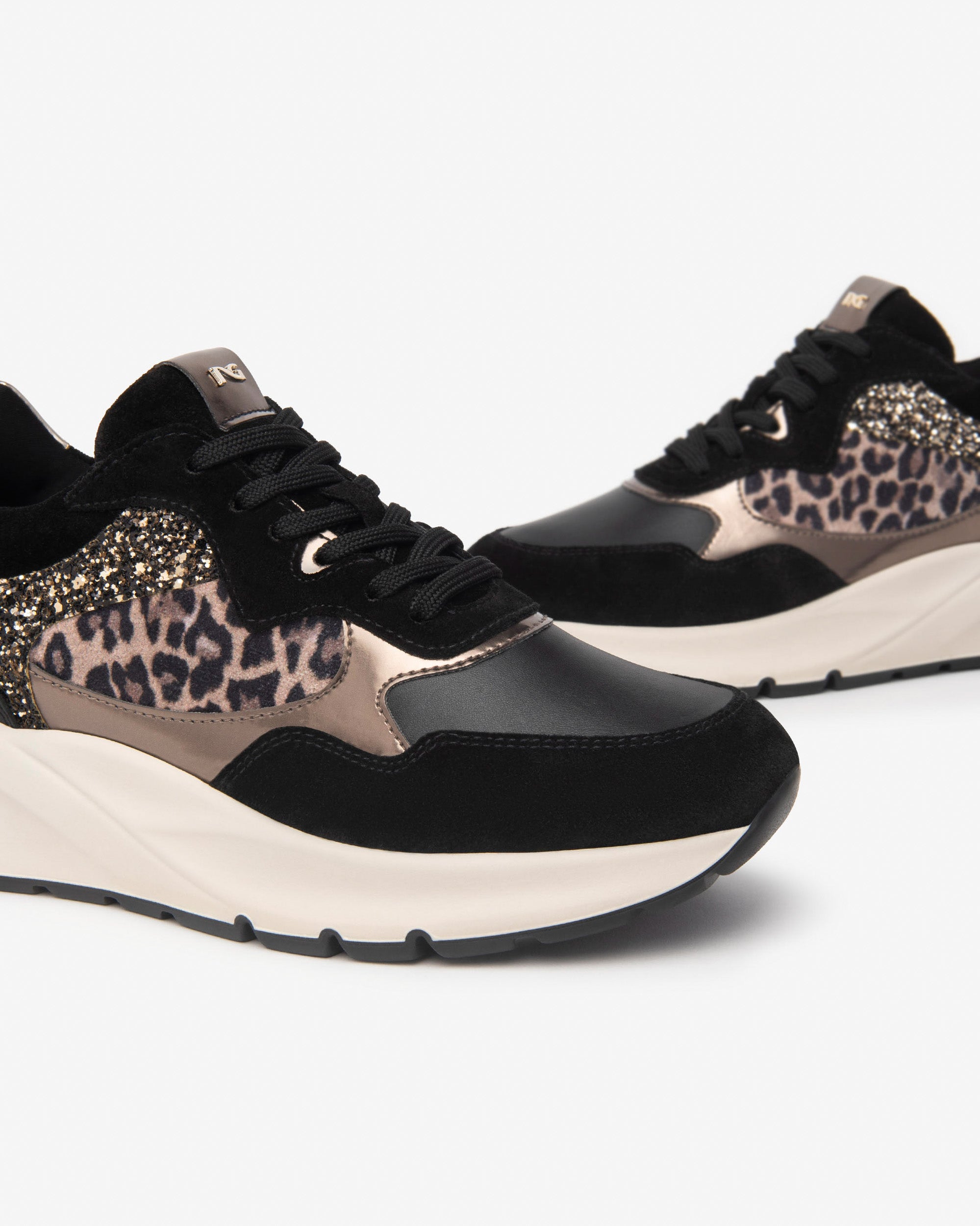 NeroGiardini Sneakers Femme Cuir Velours Tendance
