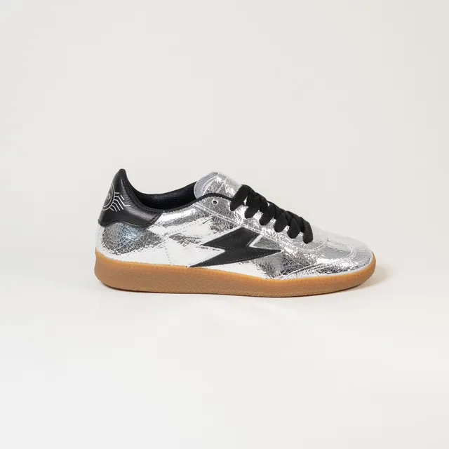 Semerdjian Emily E245 baskets argent noir crack