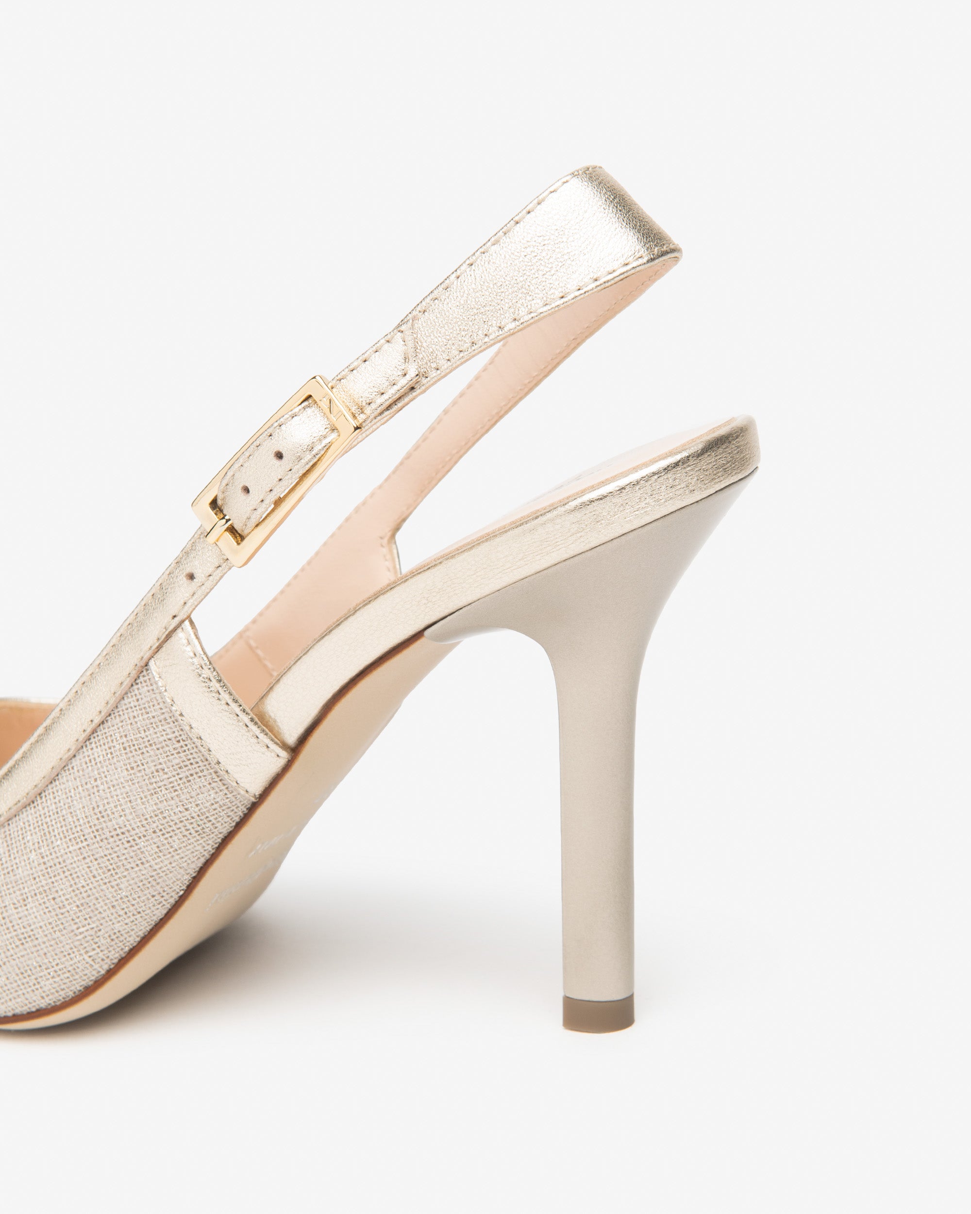 NeroGiardini Slingbacks Femme Tissu et Cuir Premium