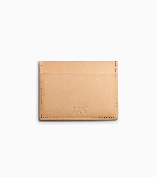 JAK CH01 Natural porte-cartes cuir naturel