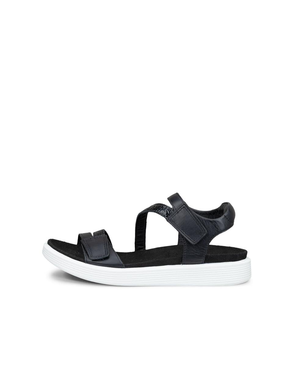 ECCO Soft Sandal 3-Strap sandales femme Noir réglable