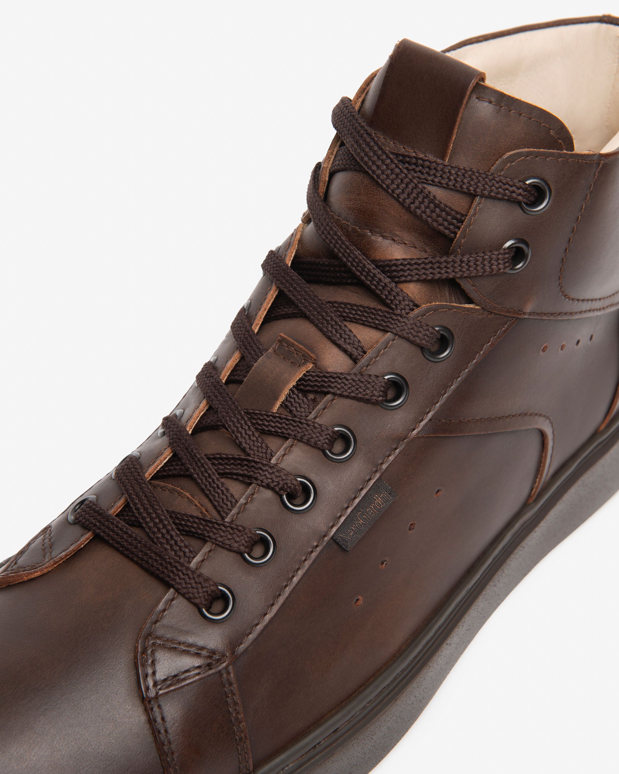 NeroGiardini Sneakers Montantes Homme Cuir Zip 39-46