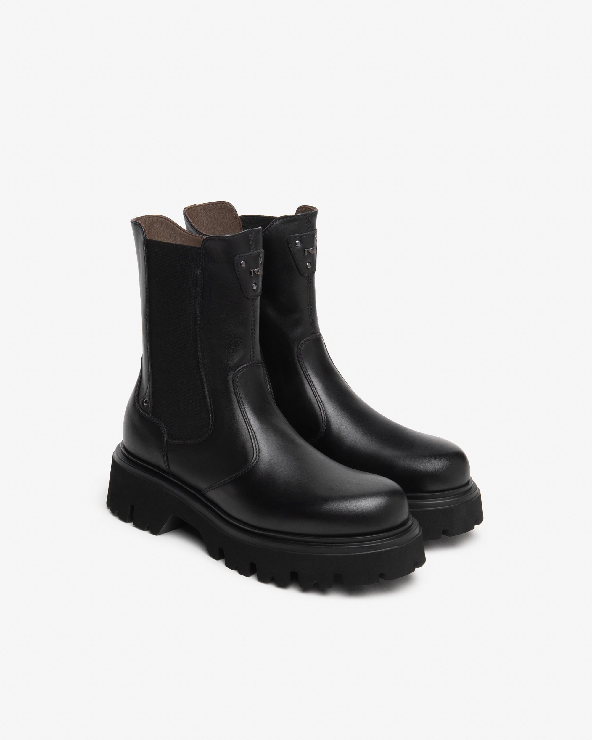 NeroGiardini Bottines Chelsea Femme Cuir Talon 55 mm