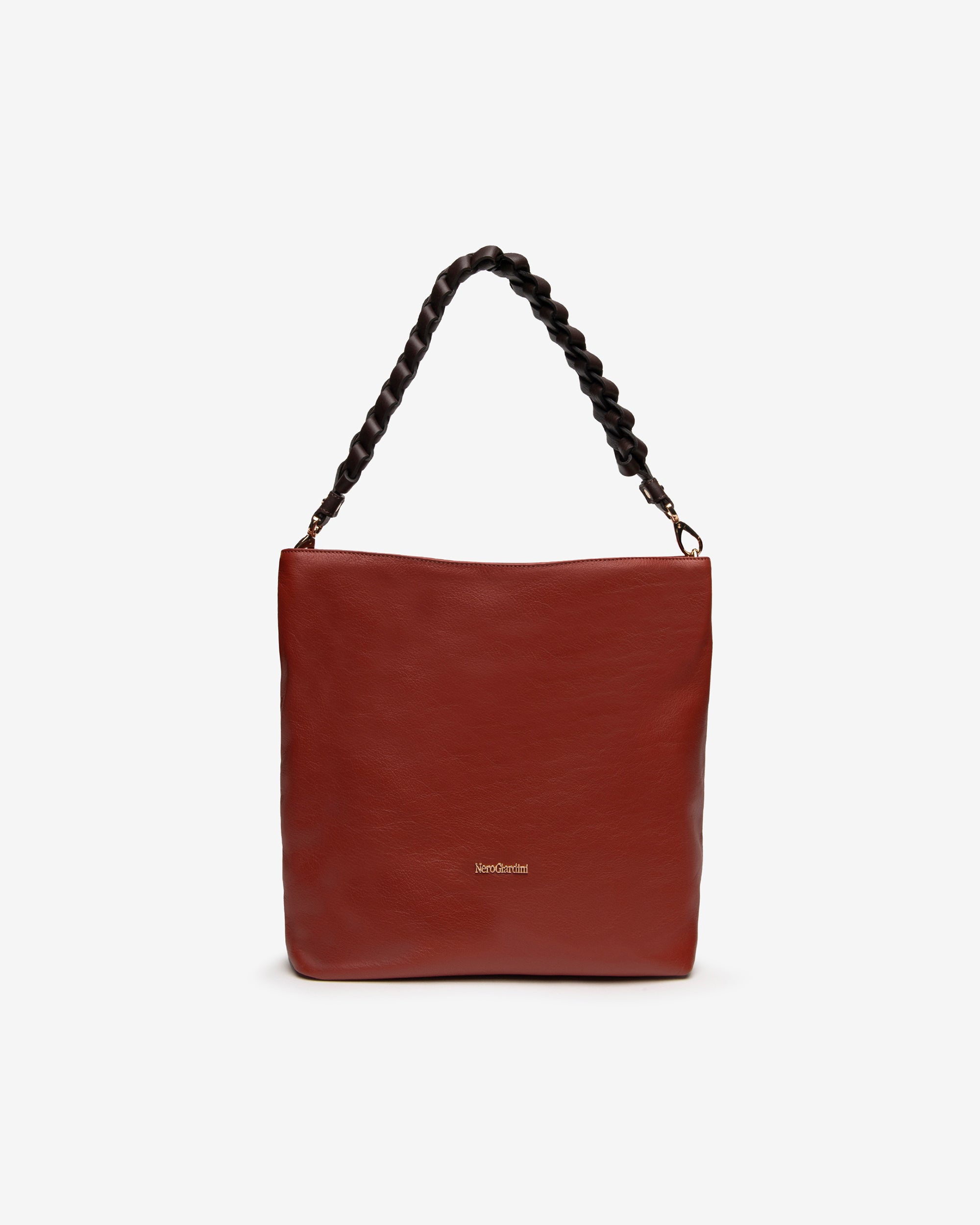 NeroGiardini Sac Épaule Femme Cuir souple bandoulière