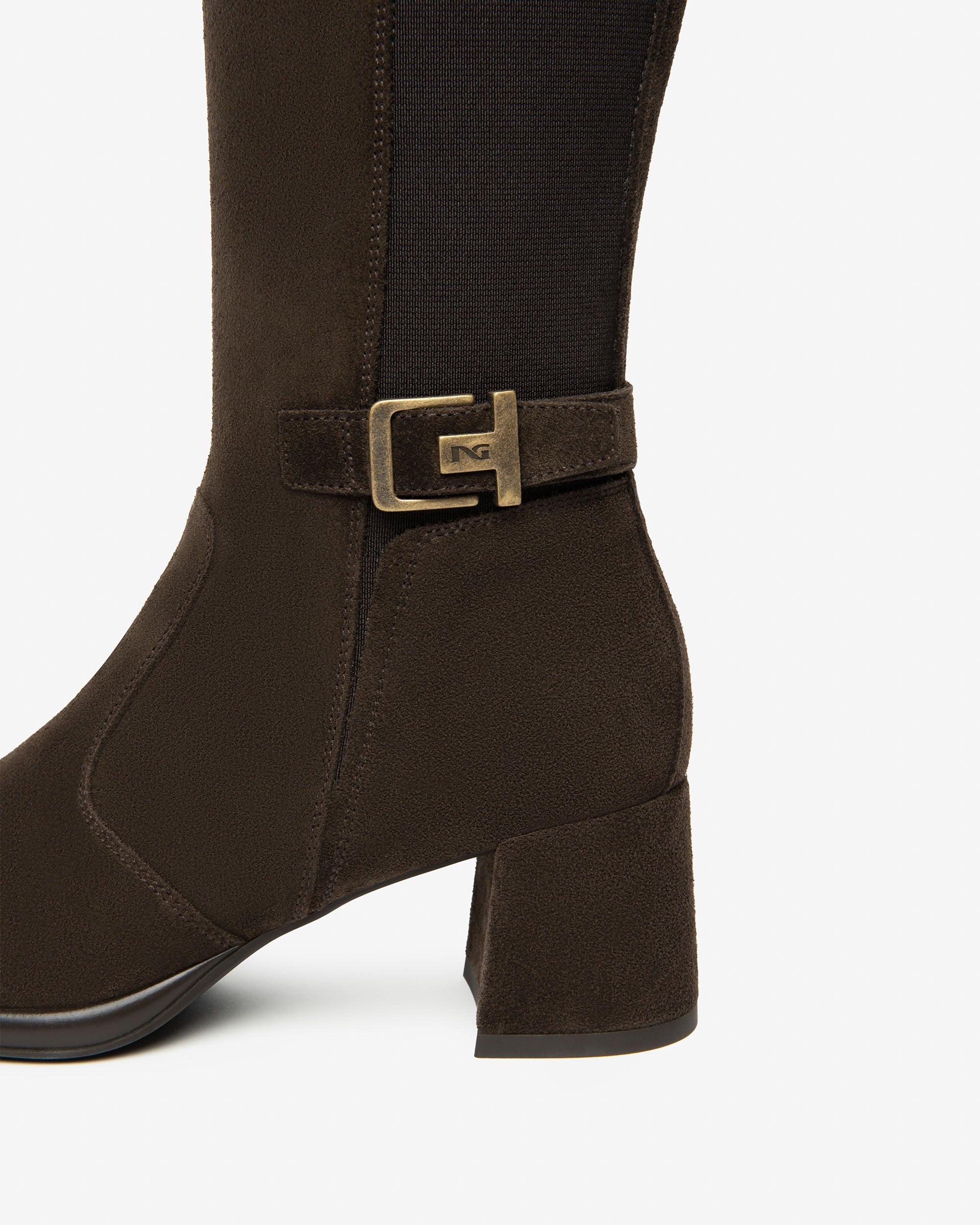 Nerogiardini Bottes Femme Cuir Velours Hiver