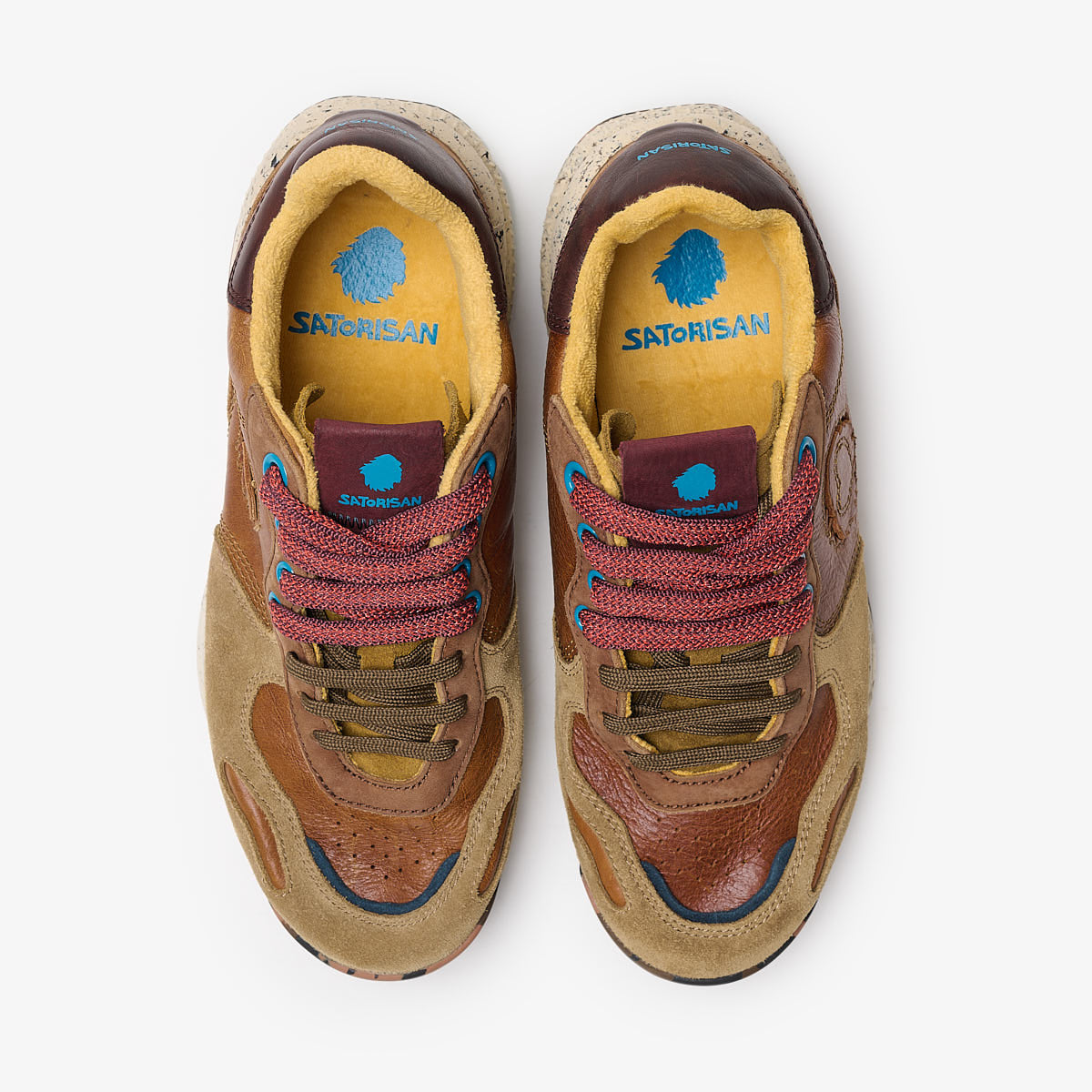 Satorisan Chacrona Pull Up baskets cuir Caramel homme