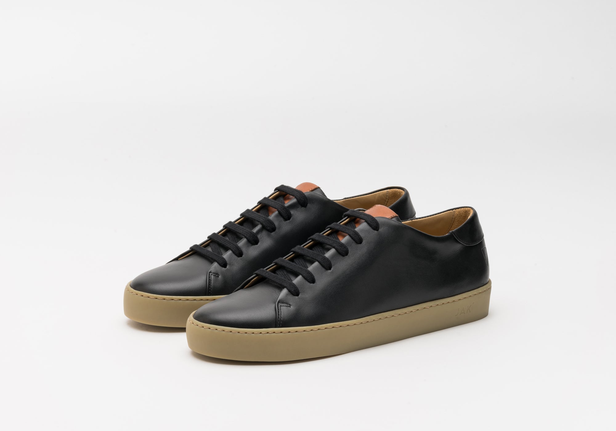 JAK Legacy Black sneaker basse cuir noir personnalisable