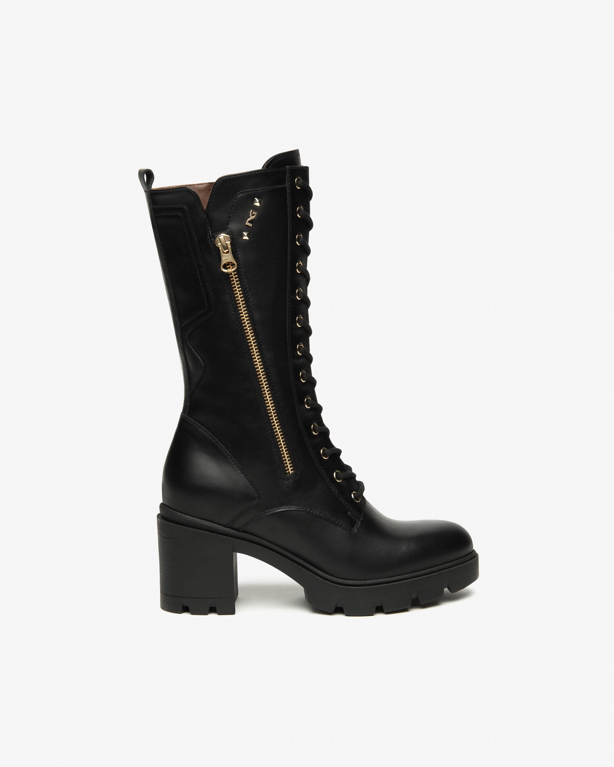 NeroGiardini Bottes Femme Cuir Hiver Ville