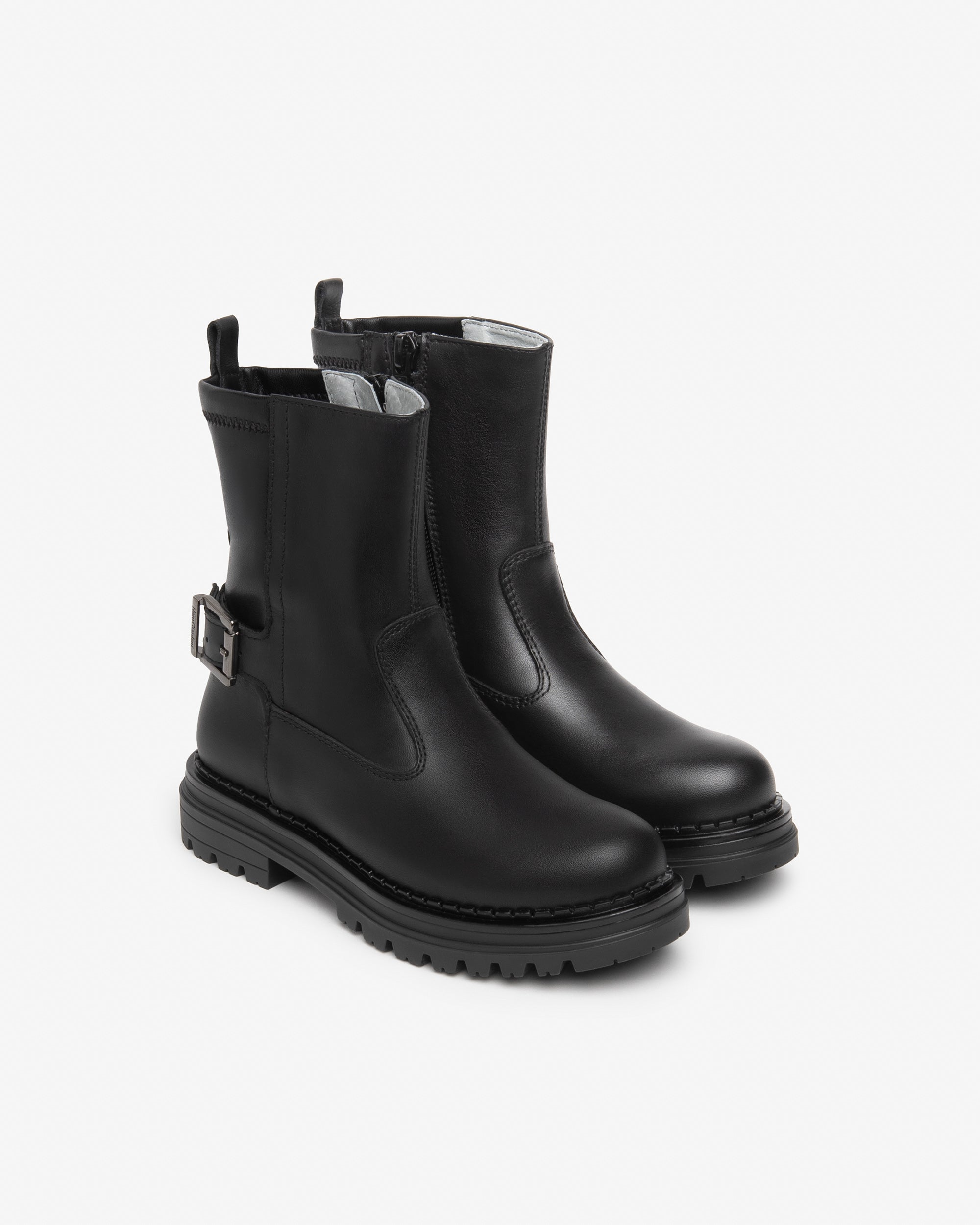 NeroGiardini Bottines Fille Cuir 31-39 Boucle