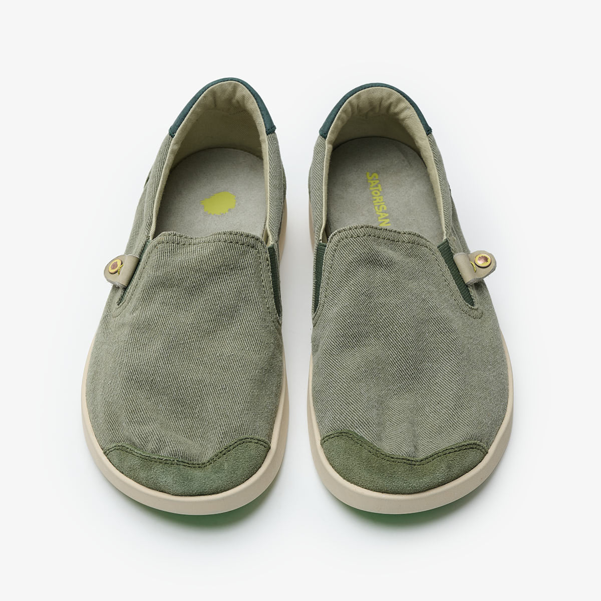 Satorisan Kung Fu Cotton Vintage slip-on Khaki toile