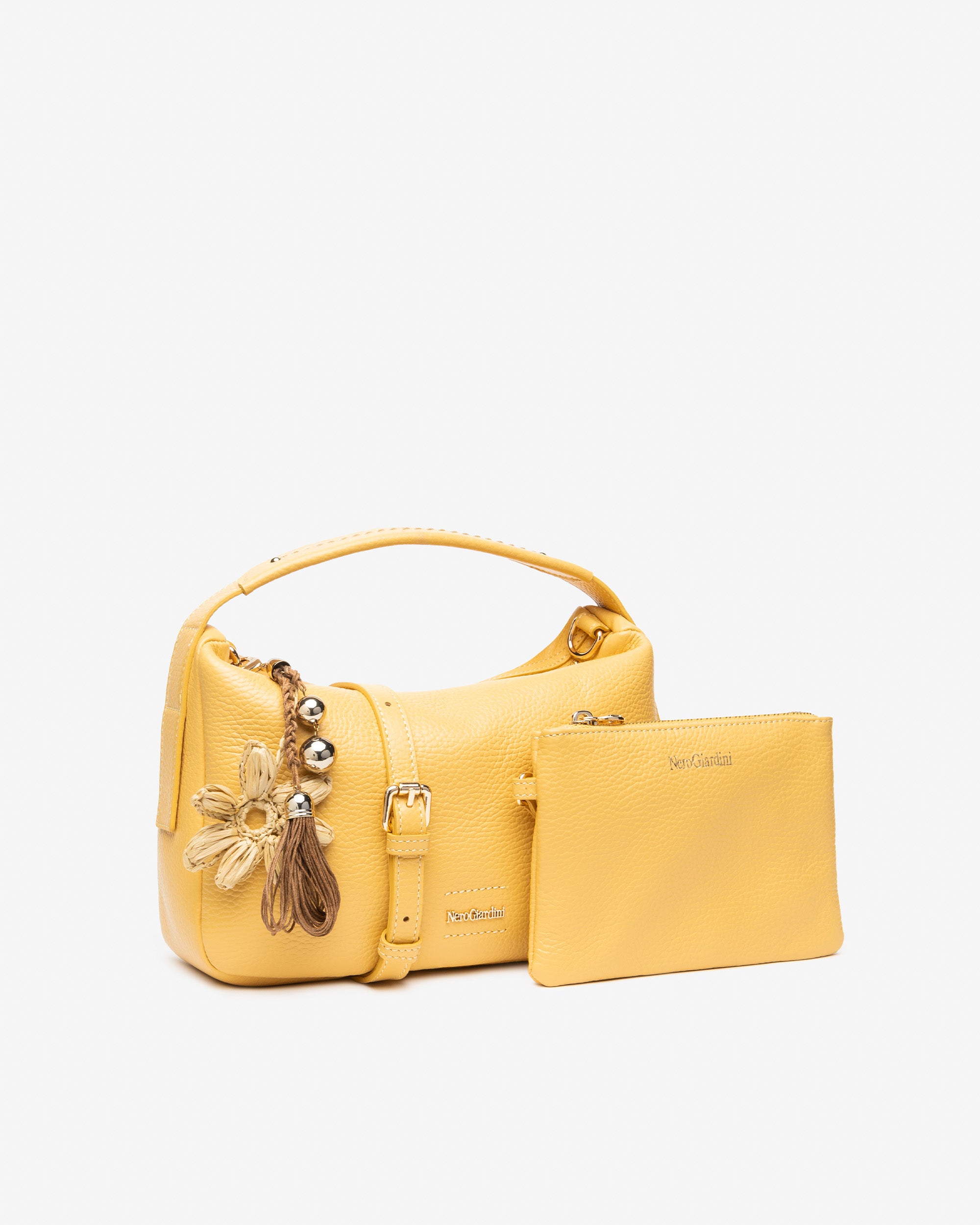 NeroGiardini Besace Femme Cuir hobo souple Italie