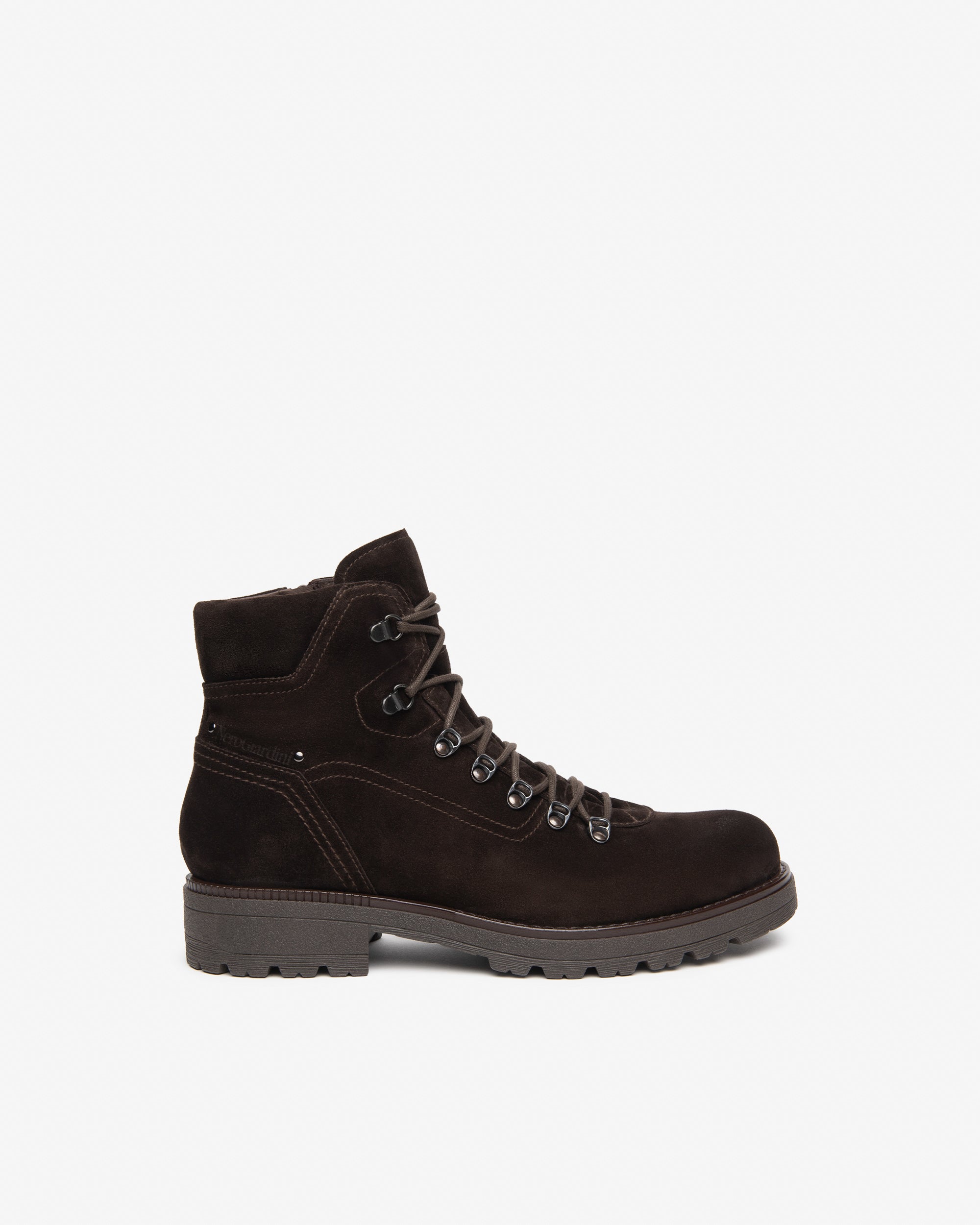 NeroGiardini Bottines Homme Cuir Velours Zip Effet Vieilli