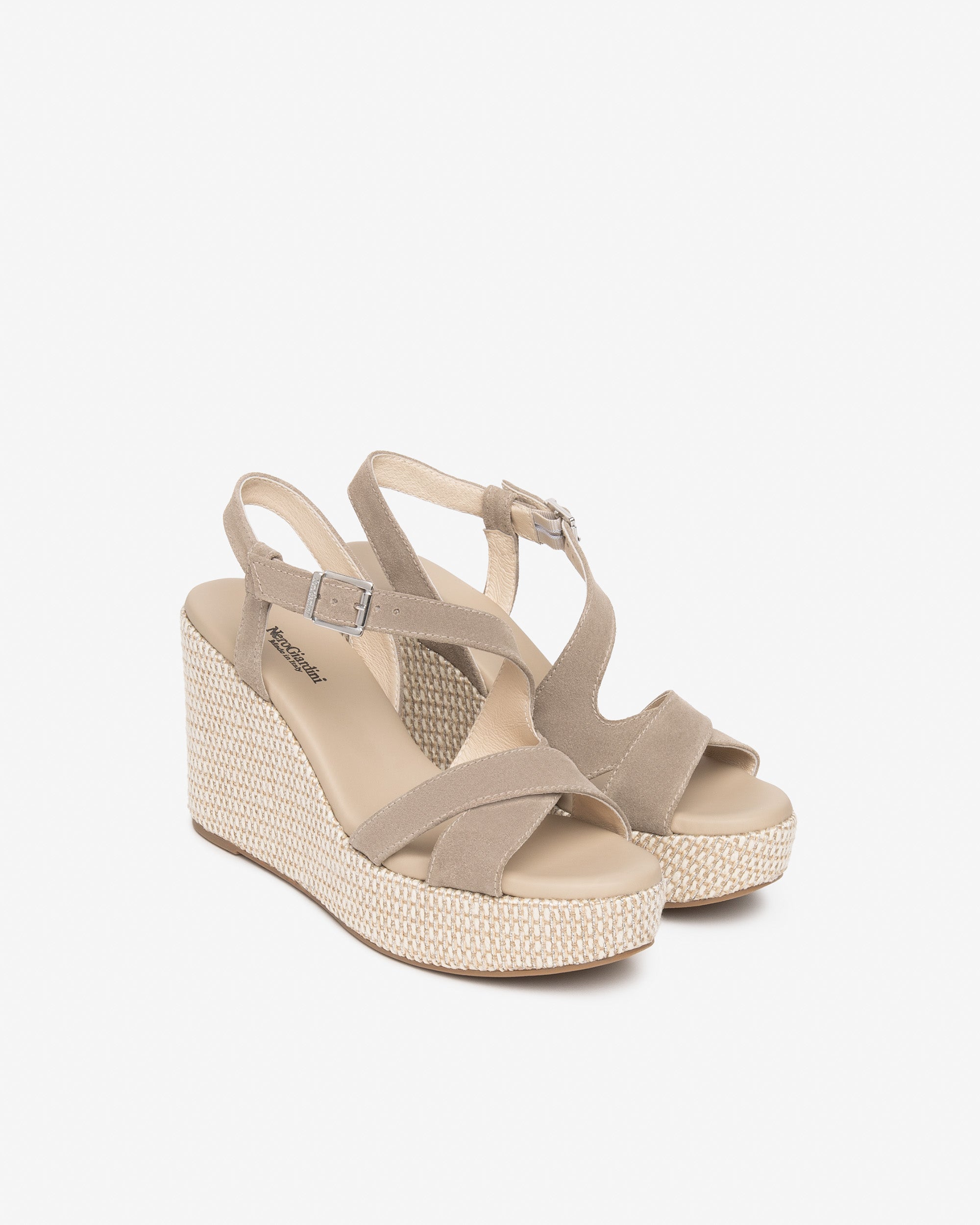 NeroGiardini Sandales Femme Cuir Velours 38 Été