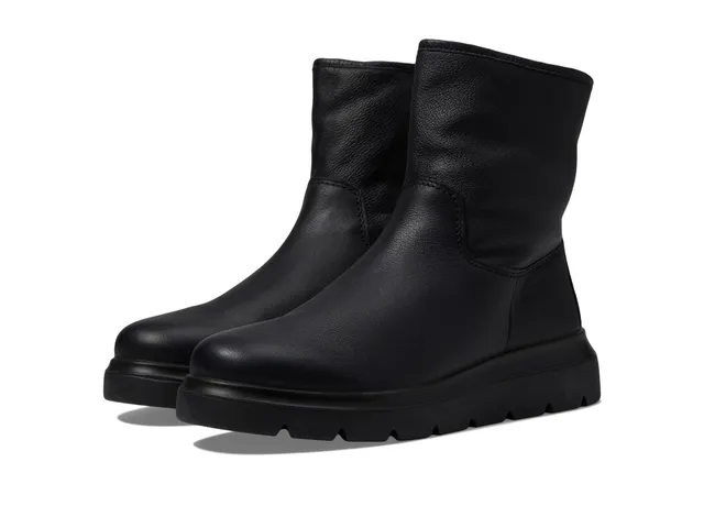 ECCO Nouvelle boots femme noir blanc cuir 35 EU
