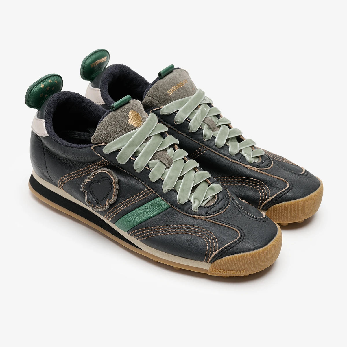 Satorisan Stardust Premium EVO baskets cuir femme Black